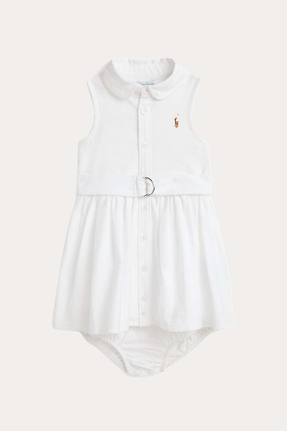 Polo Ralph Lauren Kids 18-24 Aylık Kız Çocuk Şortlu Kemerli Elbise