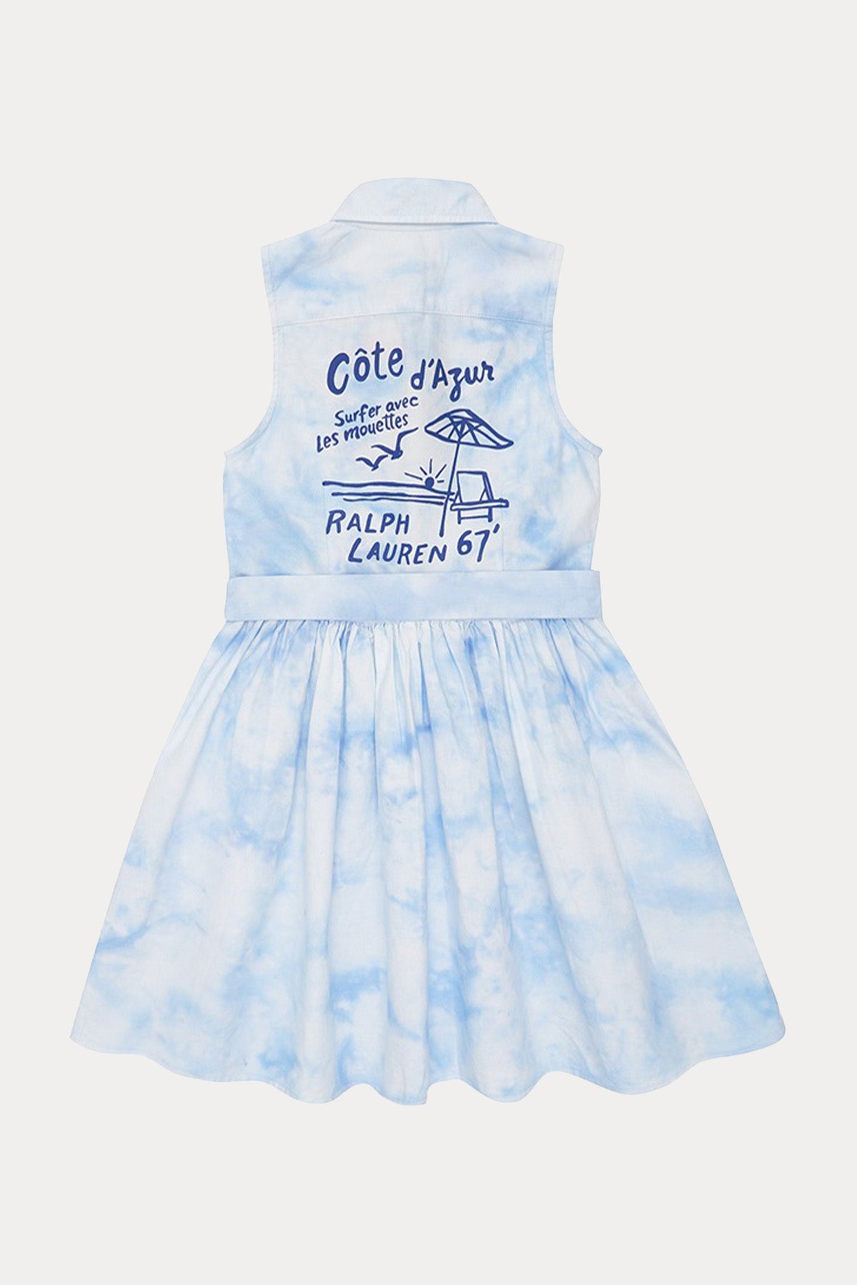Polo Ralph Lauren Kids 5-6 Yaş Kız Çocuk Kemerli Elbise