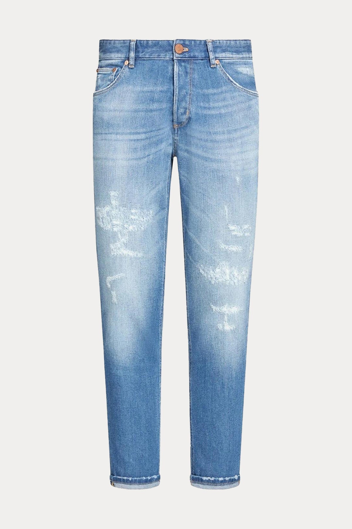 Pantaloni Torino Reggae Fit Yıkamalı Duble Paça Jeans-Jeans-Libas