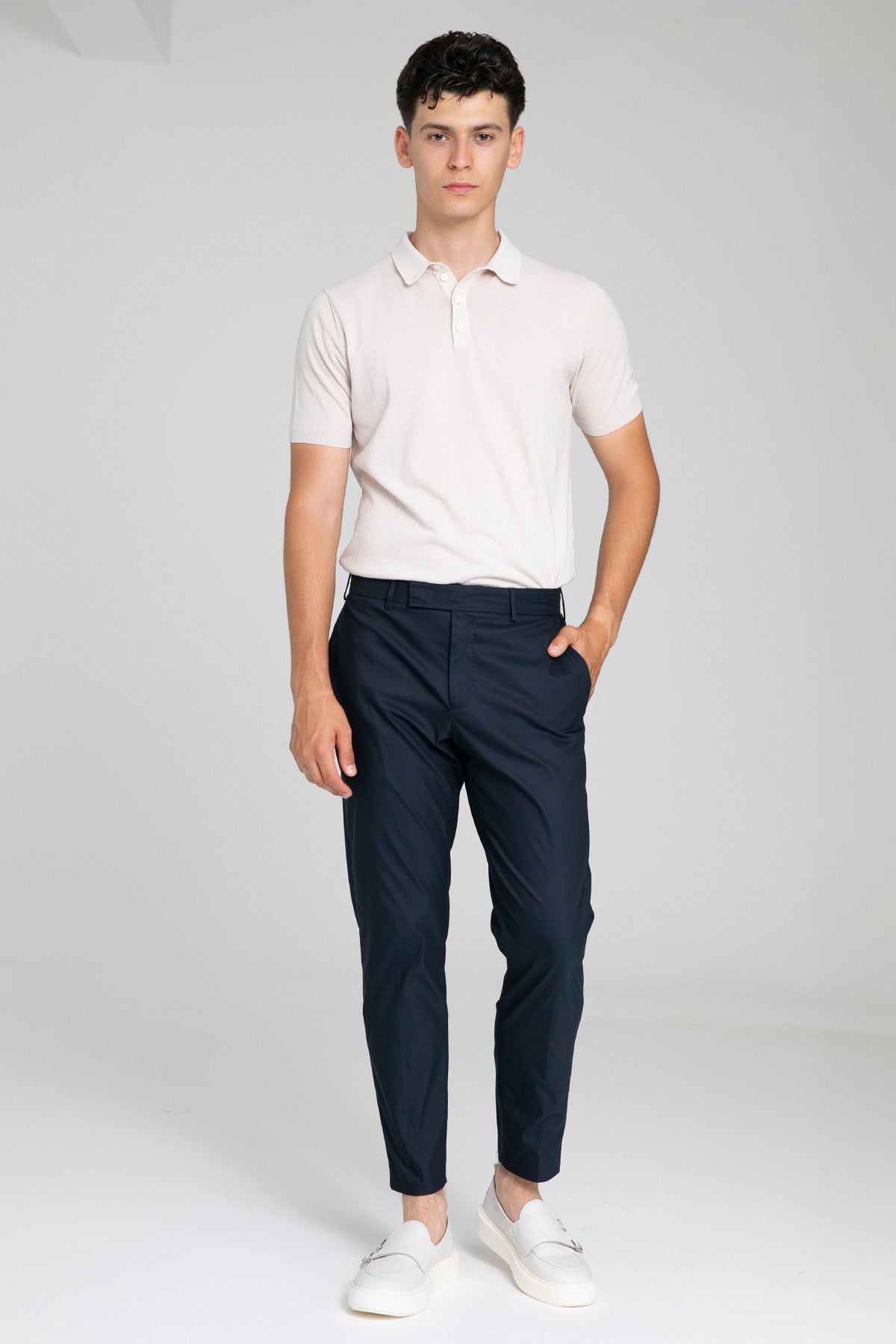 Pantaloni Torino Rebel Fit Yandan Cepli İpekli Streç Pantolon-Pantolon-Libas