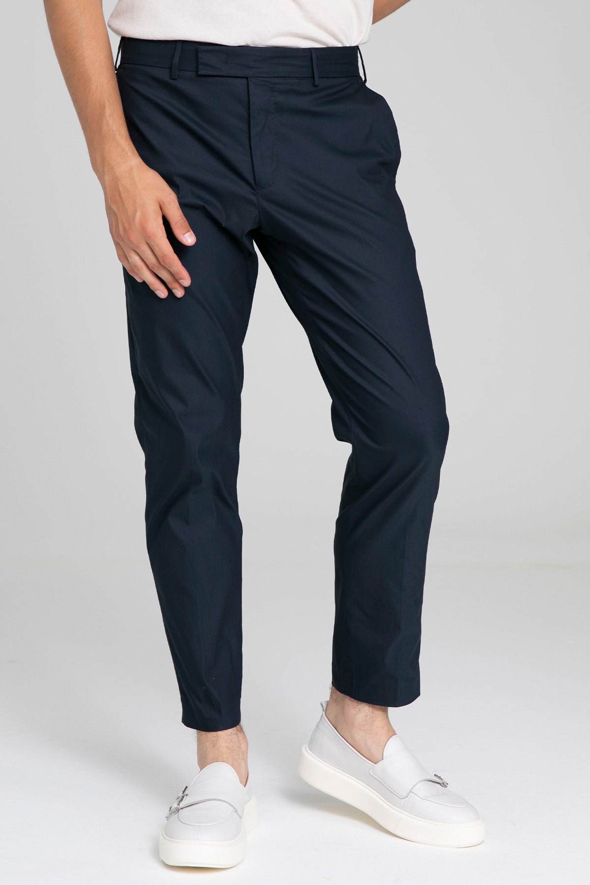 Pantaloni Torino Rebel Fit Yandan Cepli İpekli Streç Pantolon-Pantolon-Libas