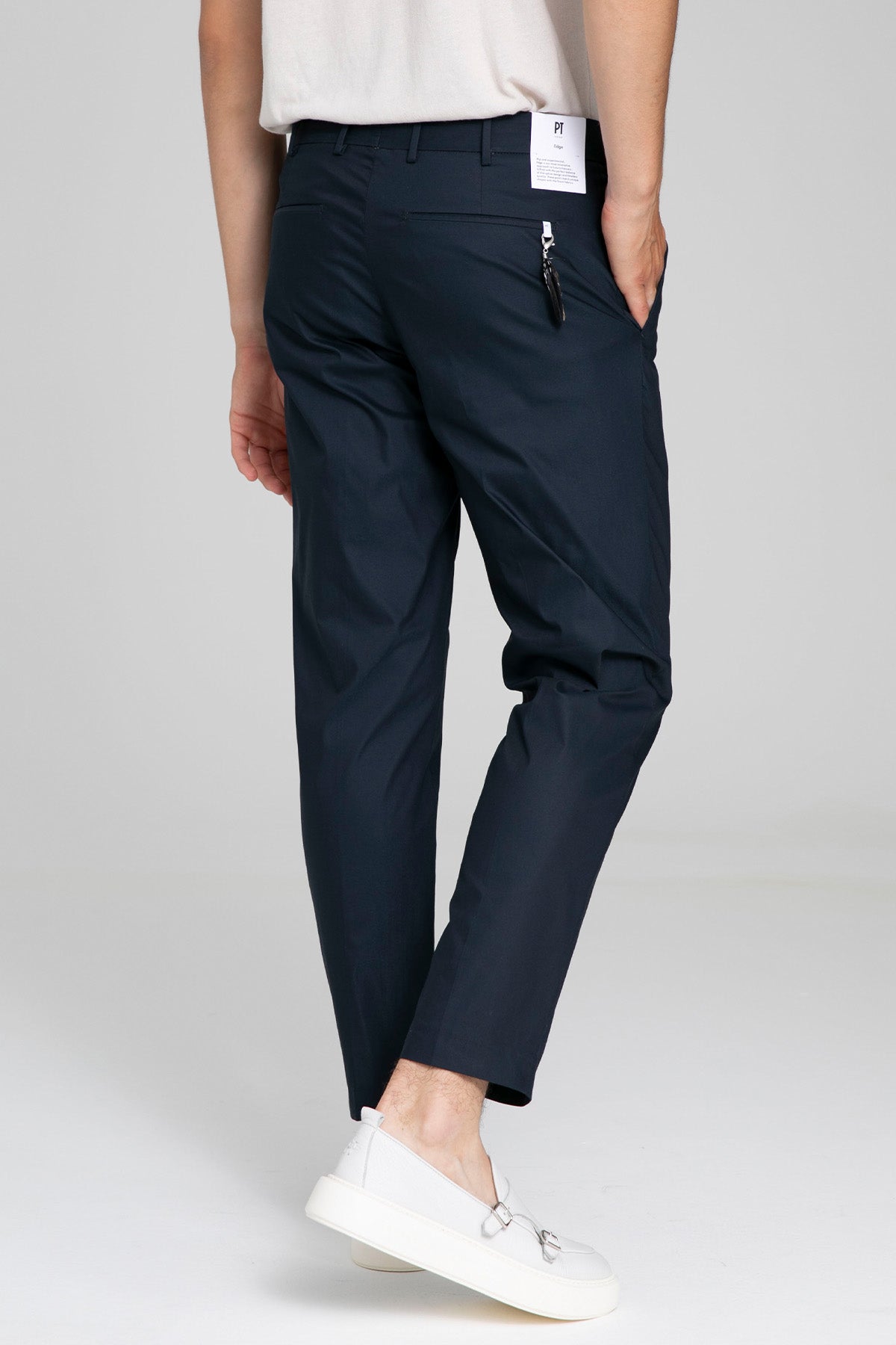 Pantaloni Torino Rebel Fit Yandan Cepli İpekli Streç Pantolon-Pantolon-Libas