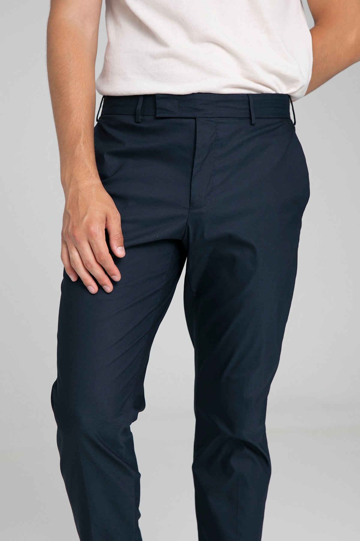 Pantaloni Torino Rebel Fit Yandan Cepli İpekli Streç Pantolon-Pantolon-Libas