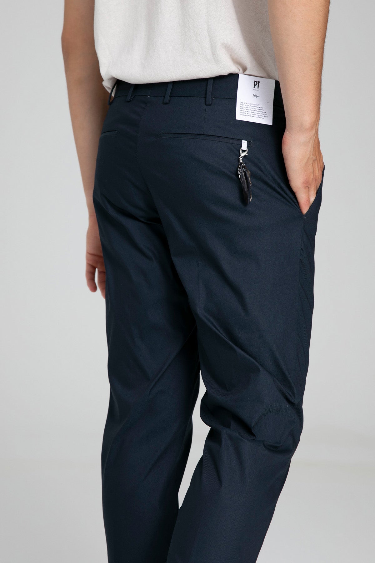 Pantaloni Torino Rebel Fit Yandan Cepli İpekli Streç Pantolon-Pantolon-Libas