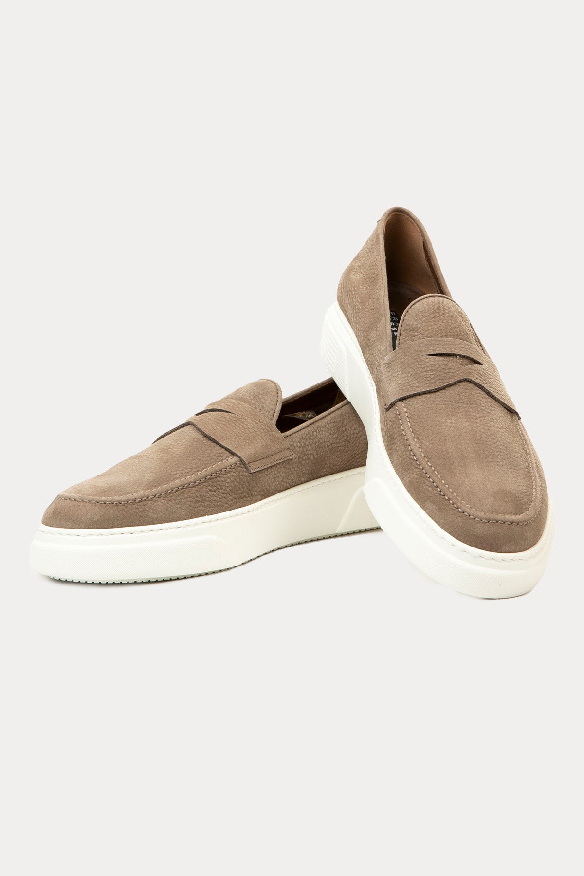 Fratelli Rossetti Nubuk Deri Loafer Ayakkabı