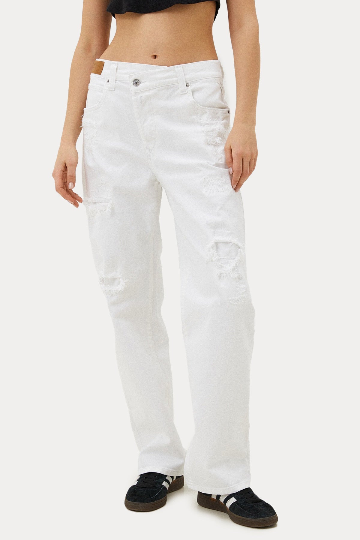Replay Zelmaa Loose Wide Leg Fit Jeans