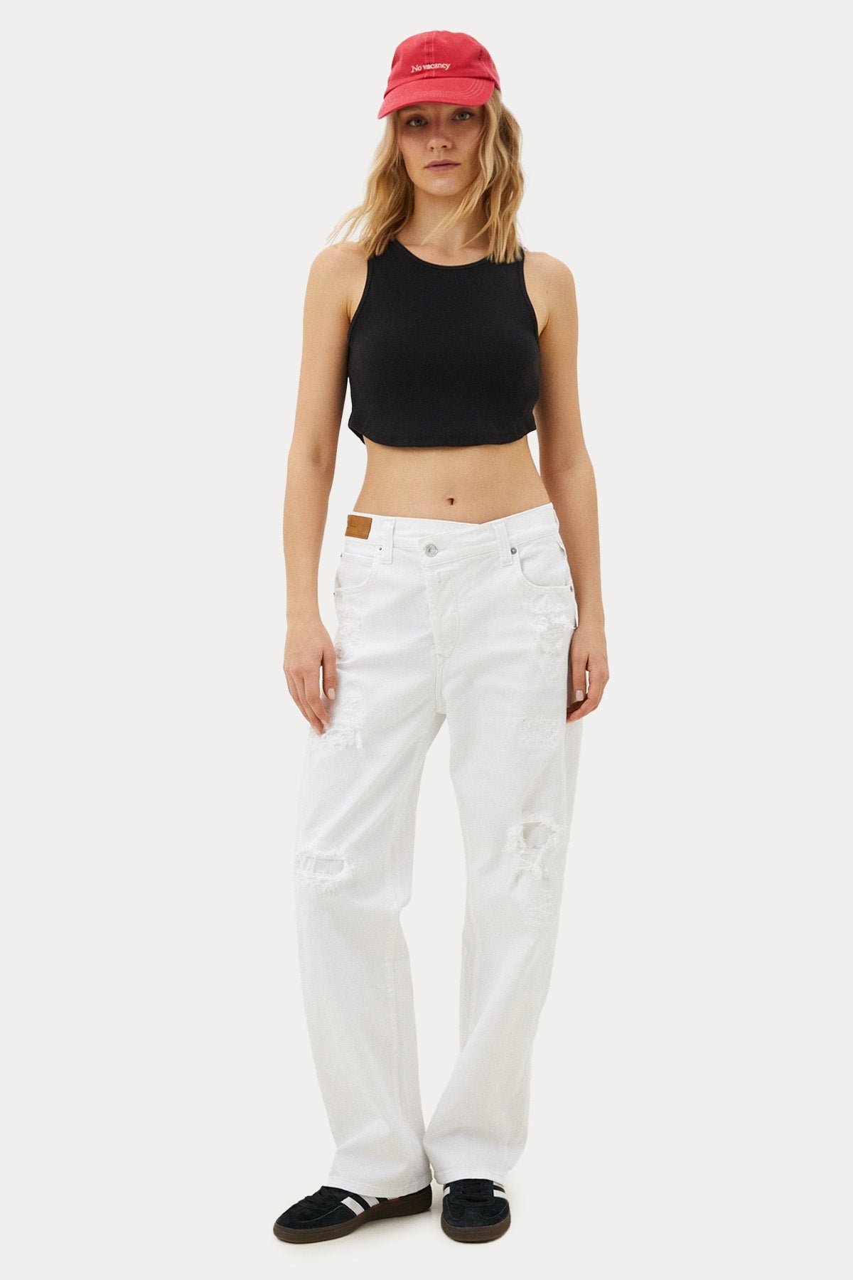 Replay Zelmaa Loose Wide Leg Fit Jeans