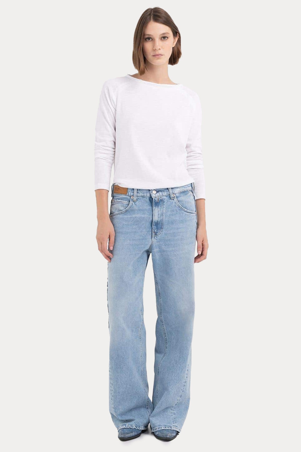 Replay Narja Baggy Fit Jeans-Jeans-Libas