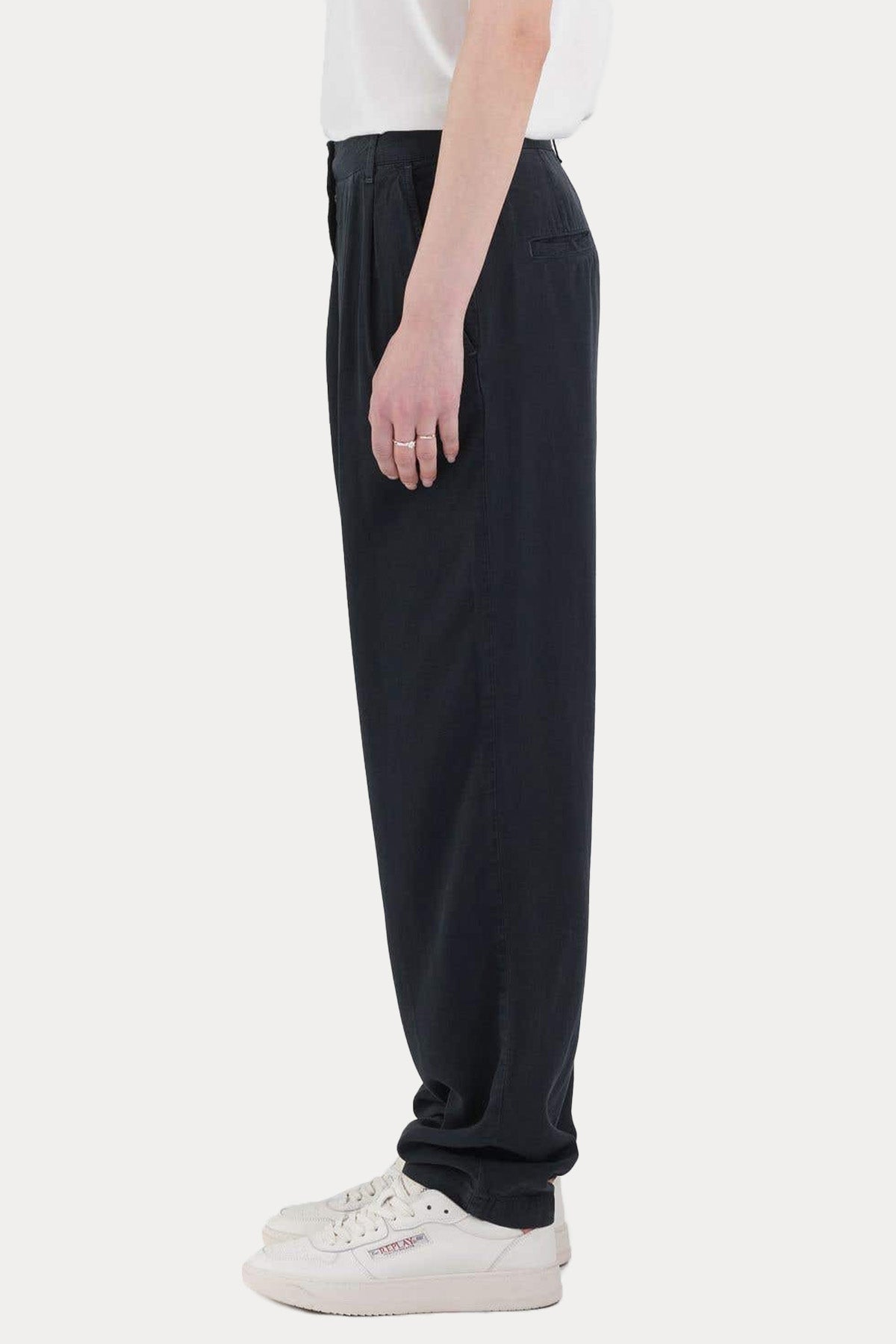 Replay Carrot Fit Çift Pile Yandan Cepli Pantolon-Pantolon-Libas