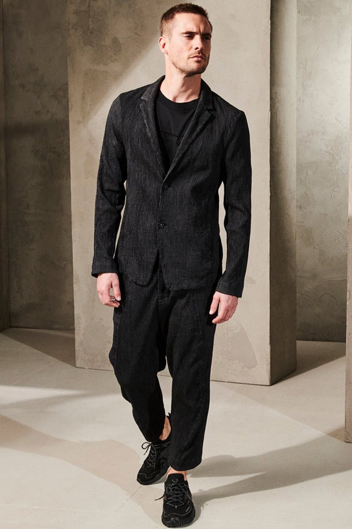 Transit Çift Düğmeli Keten Blazer Ceket