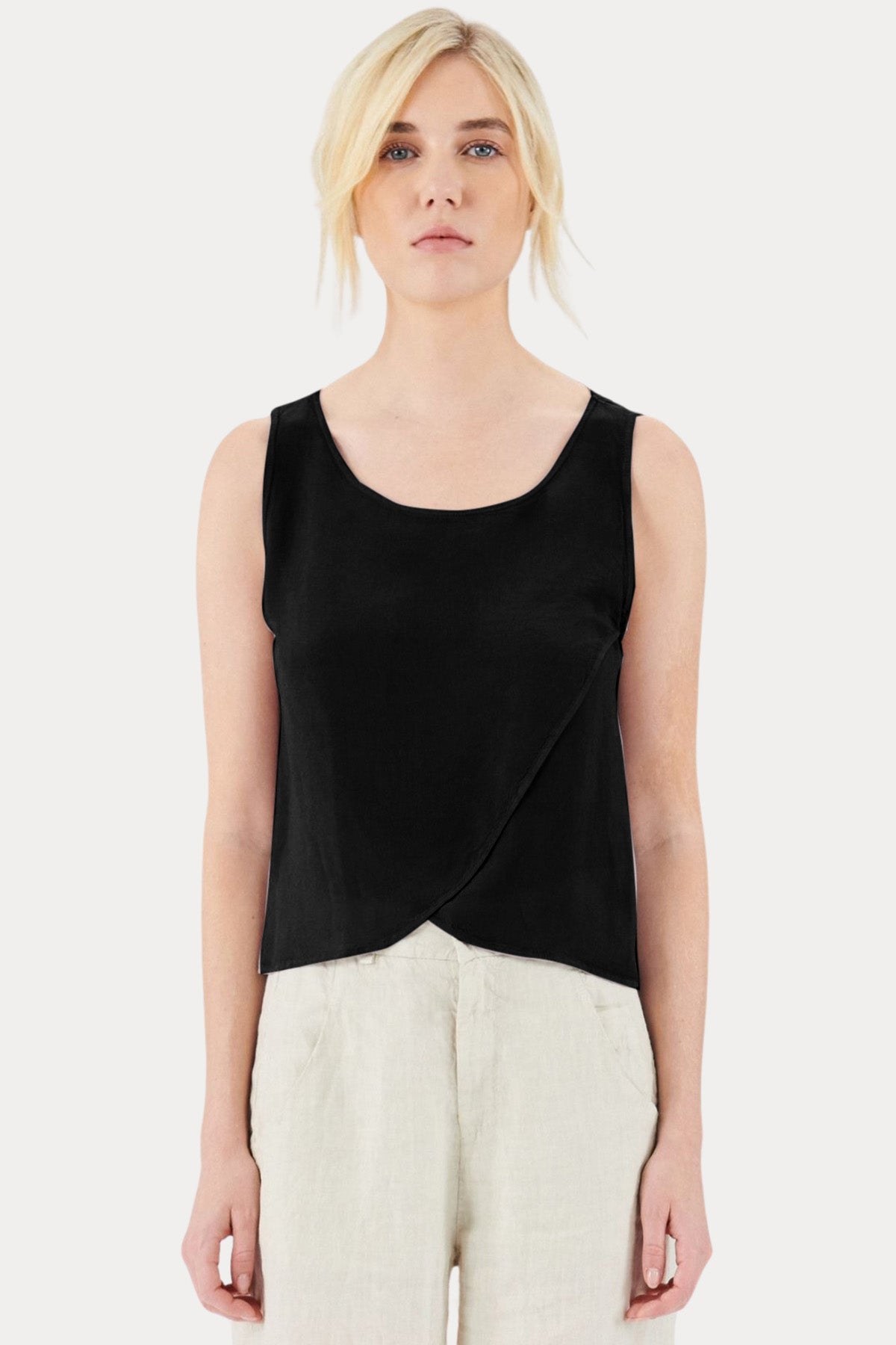 Transit Geniş Yuvarlak Yaka Bluz