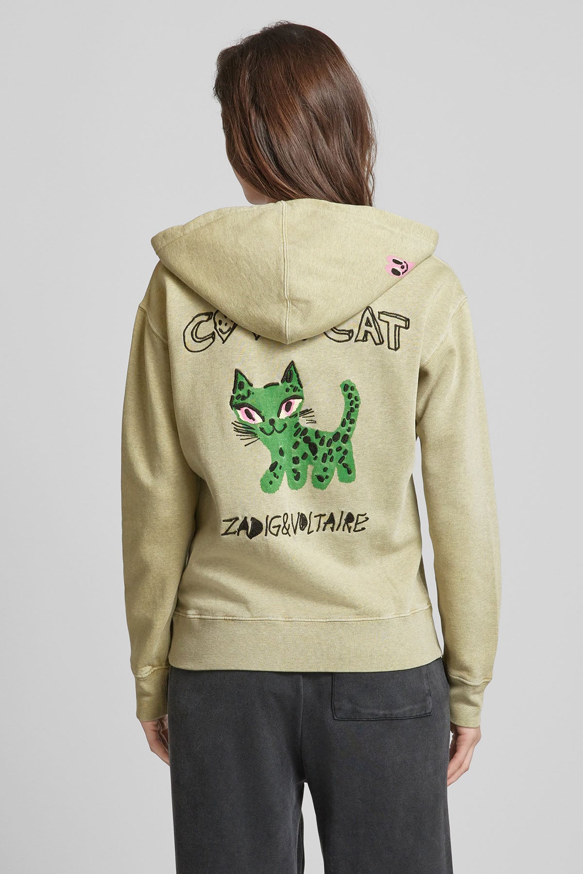 Zadig & Voltaire Kapüşonlu Logolu Sweatshirt Ceket