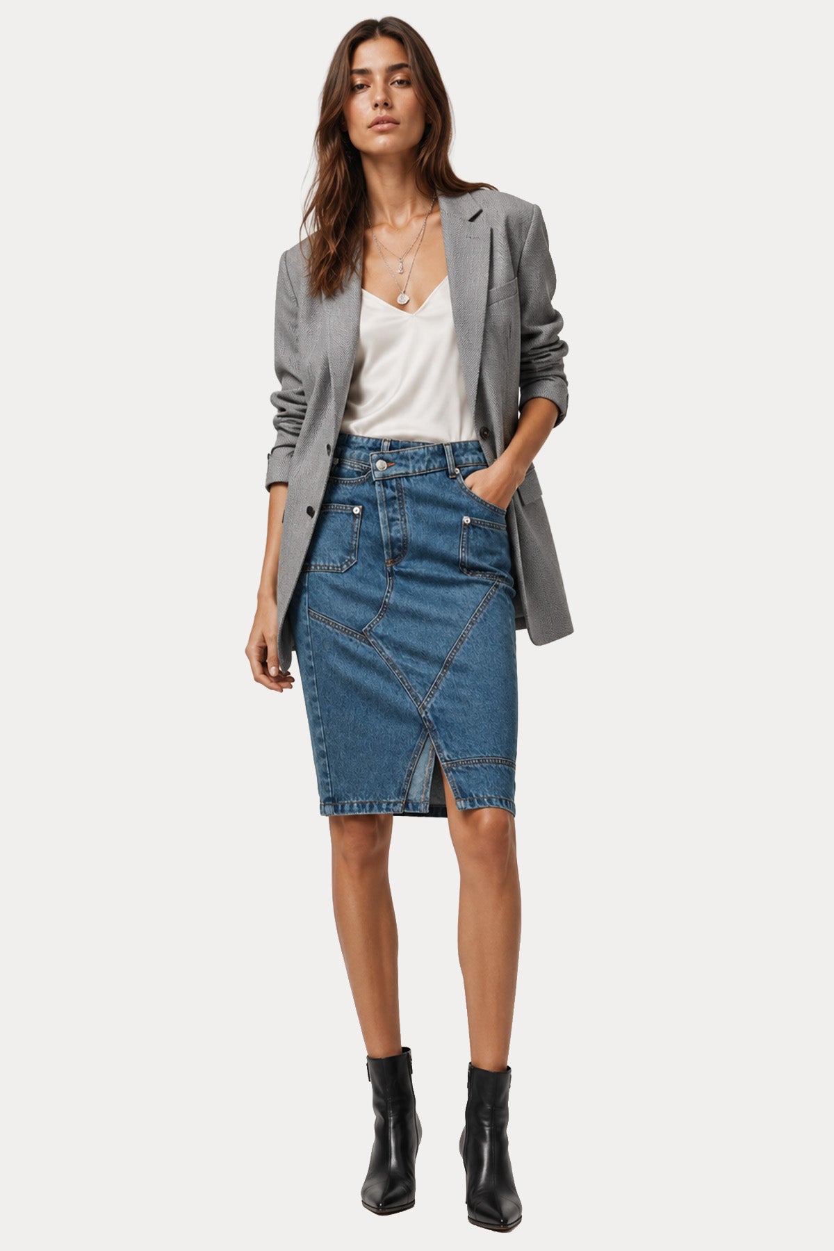 Zadig & Voltaire Dizüstü Denim Etek
