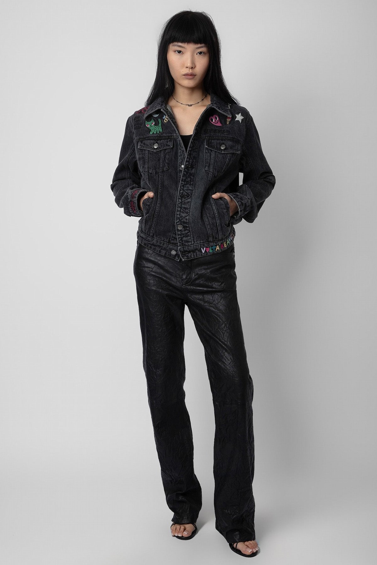 Zadig & Voltaire Nakış Logolu Denim Ceket