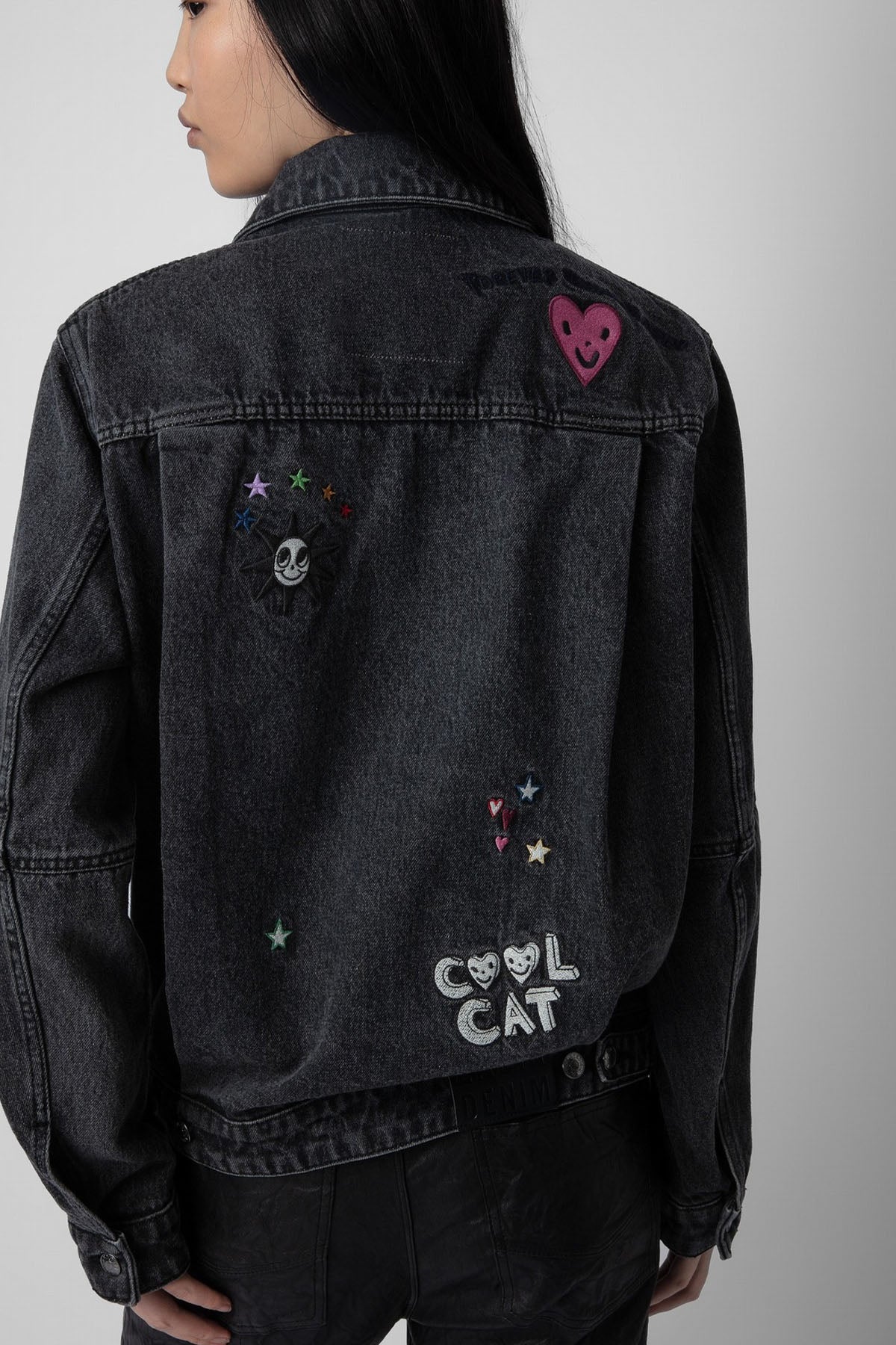 Zadig & Voltaire Nakış Logolu Denim Ceket