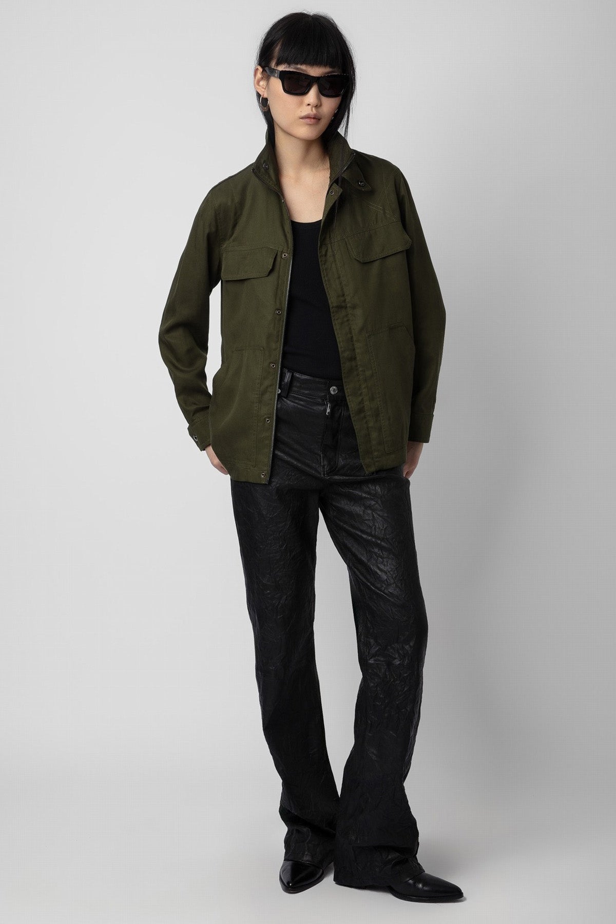 Zadig & Voltaire Sırtta Nakış Logolu İnce Ceket Mont