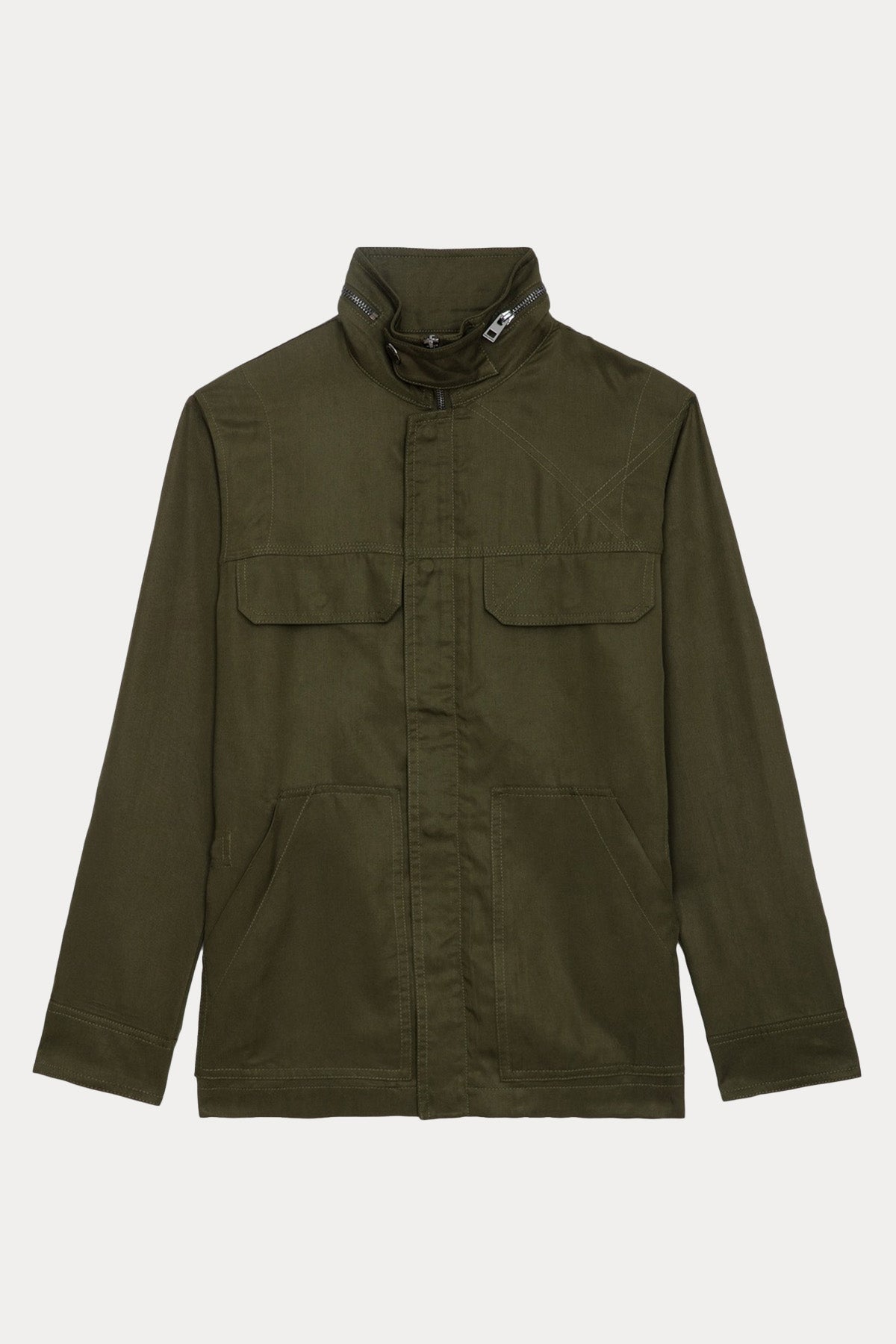 Zadig & Voltaire Sırtta Nakış Logolu İnce Ceket Mont