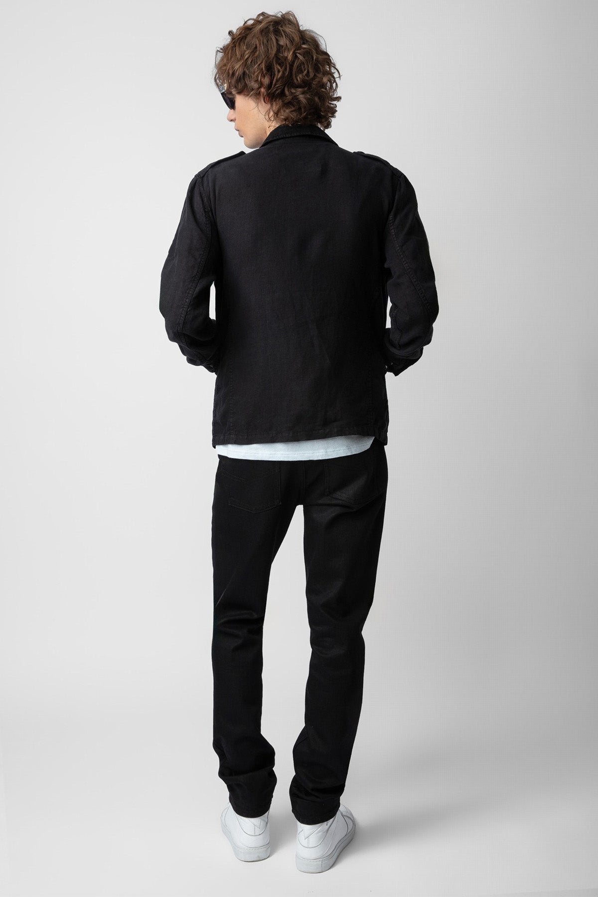 Zadig & Voltaire Spor Cep Detaylı İnce Keten Ceket