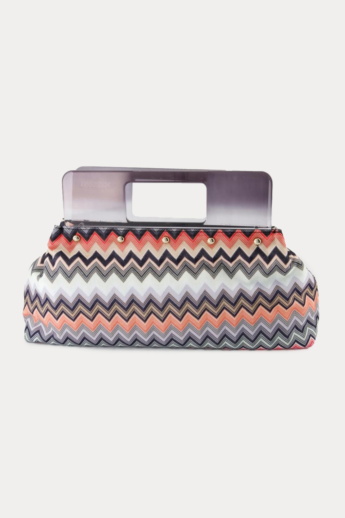 Missoni Zikzak Örgü Tasarım Omuz Çantası