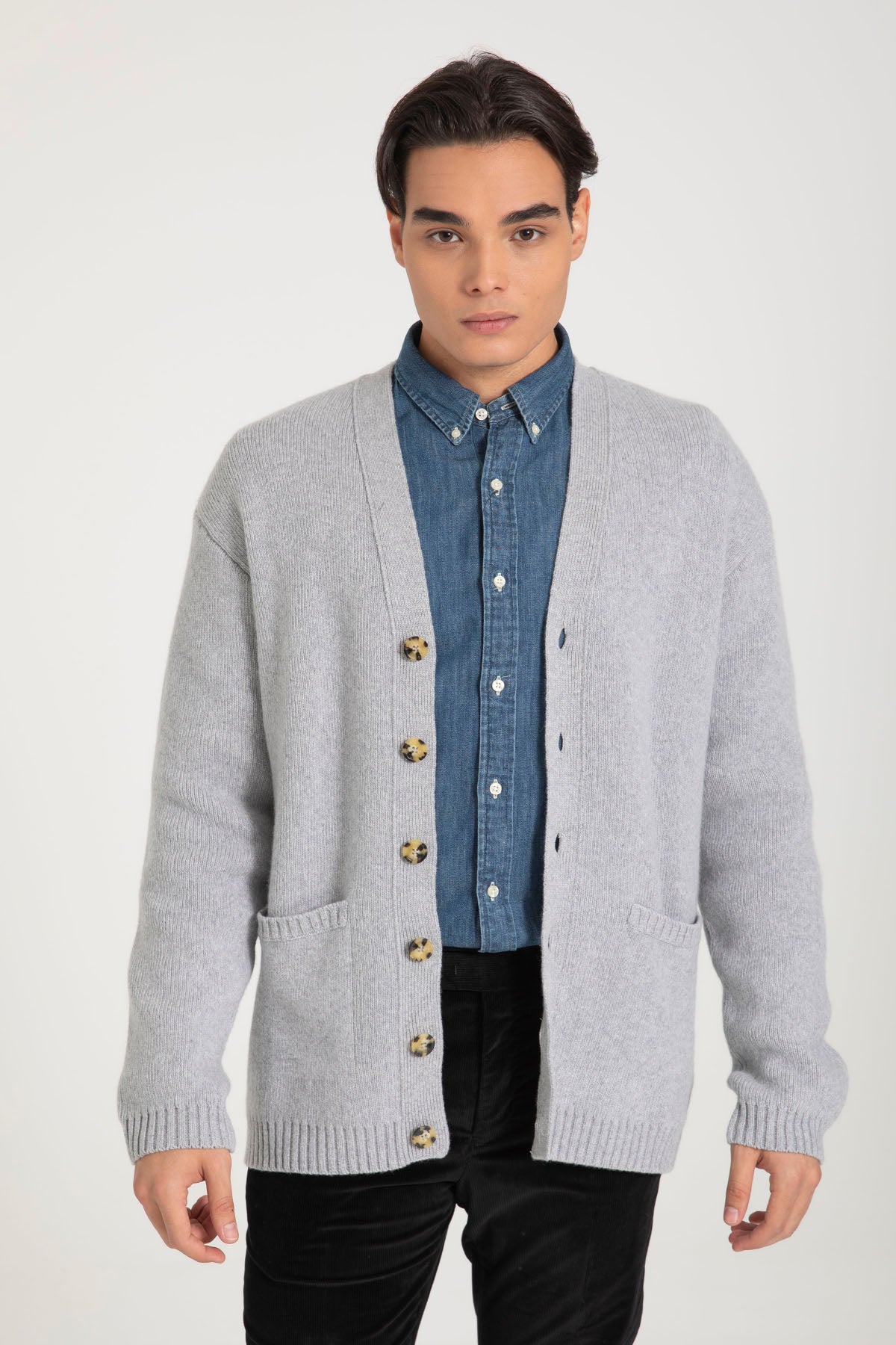 Manifattura Kaşmir Örgü Yün Triko Ceket