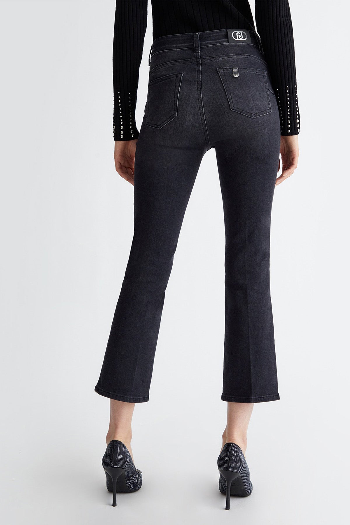 Liu Jo Slim Fit Yüksek Bel Crop Paça Jeans-Jeans-Libas