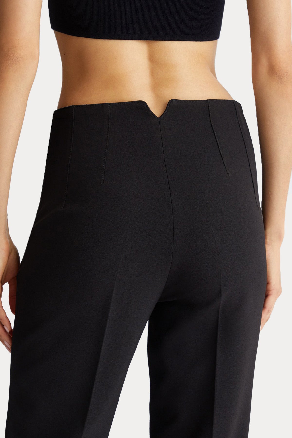 Liu Jo Slim Fit Yüksek Bel Crop Paça Pantolon-Pantolon-Libas
