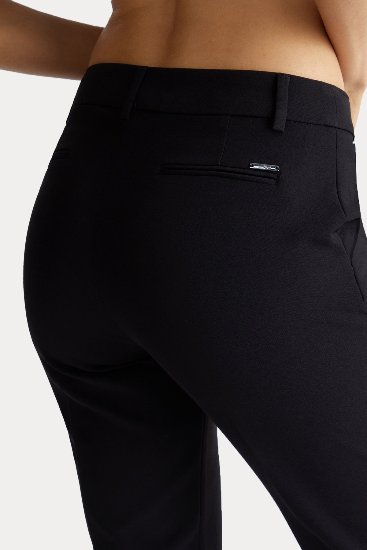 Liu Jo Slim Fit Yandan Cepli Duble Paça Pantolon-Pantolon-Libas