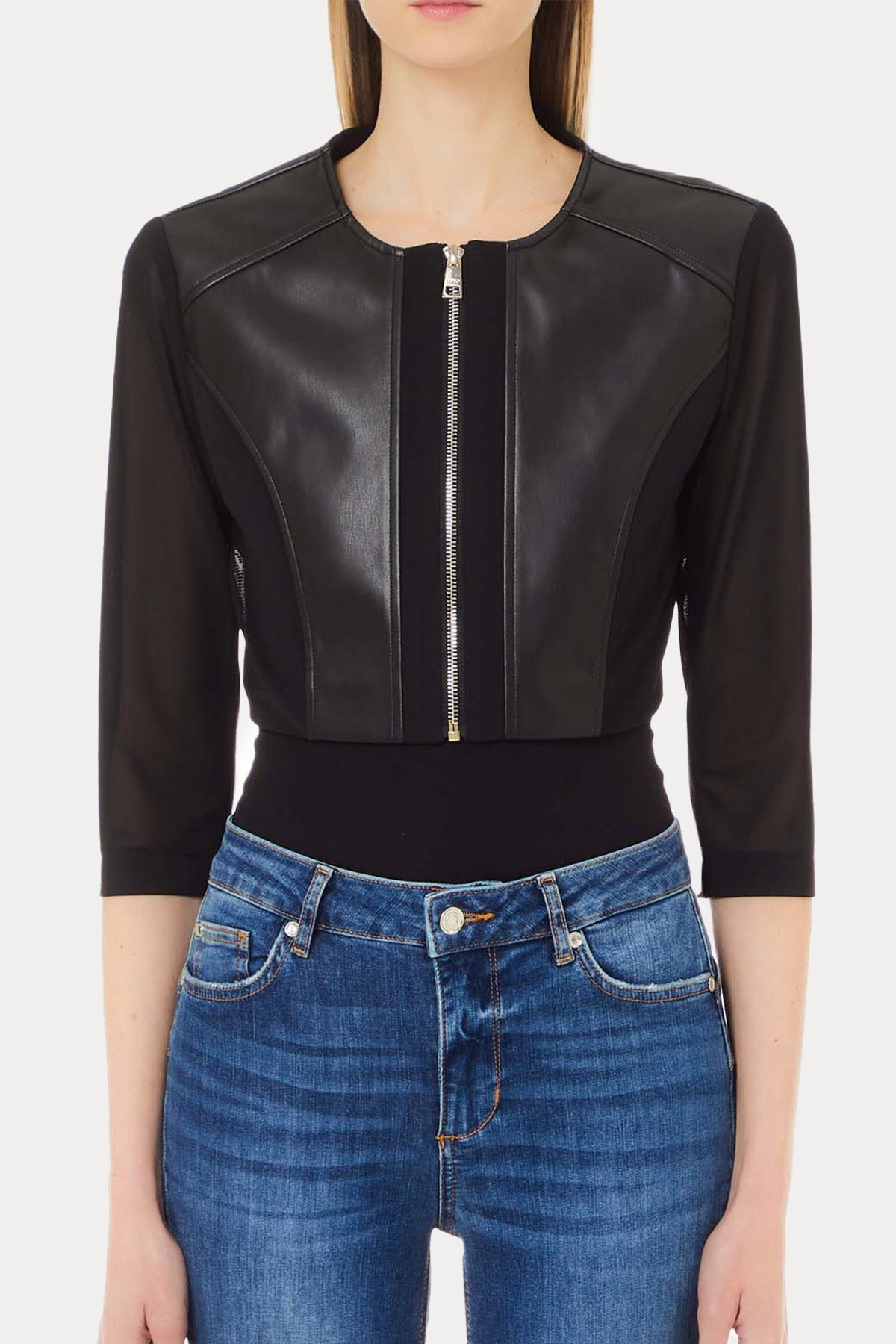 Liu Jo Crop Deri Ceket