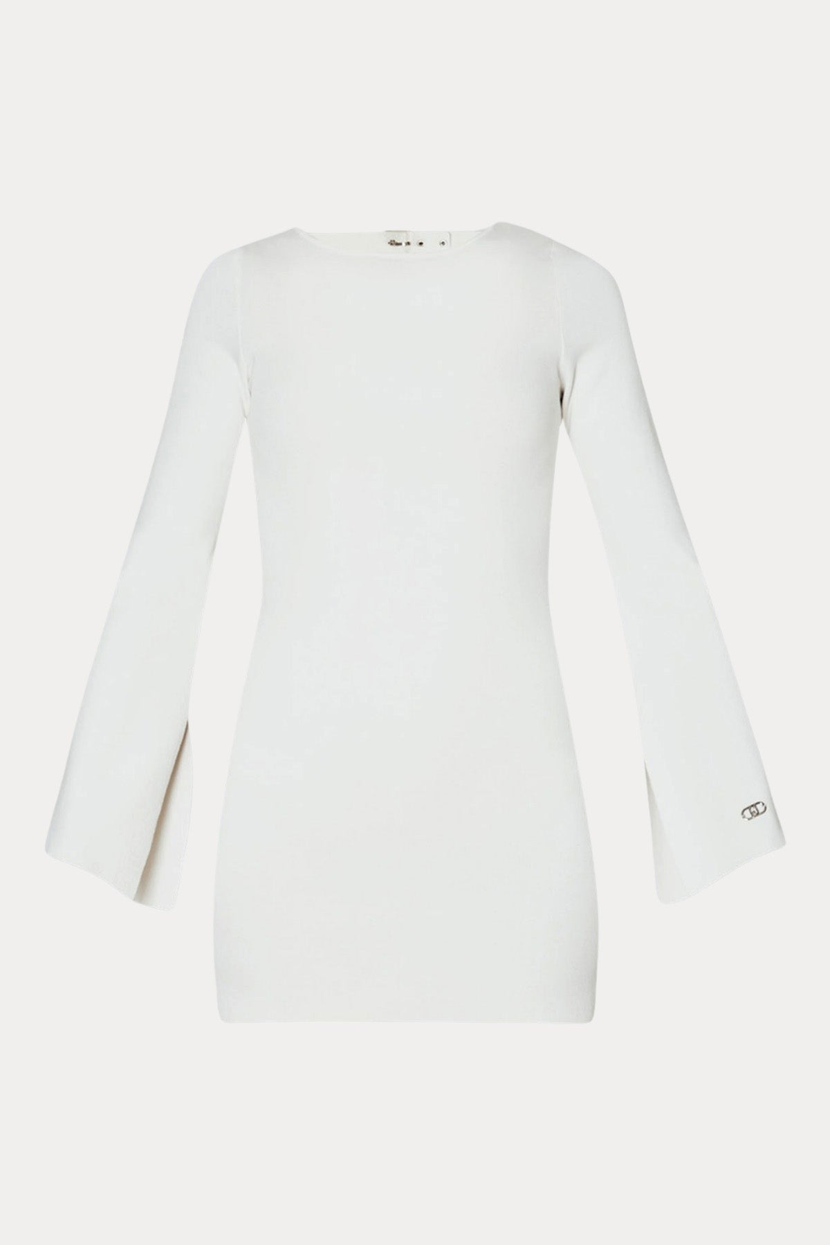 Liu Jo Sırtta Kemer Detaylı Yırtmaç Manşetli Mini Elbise