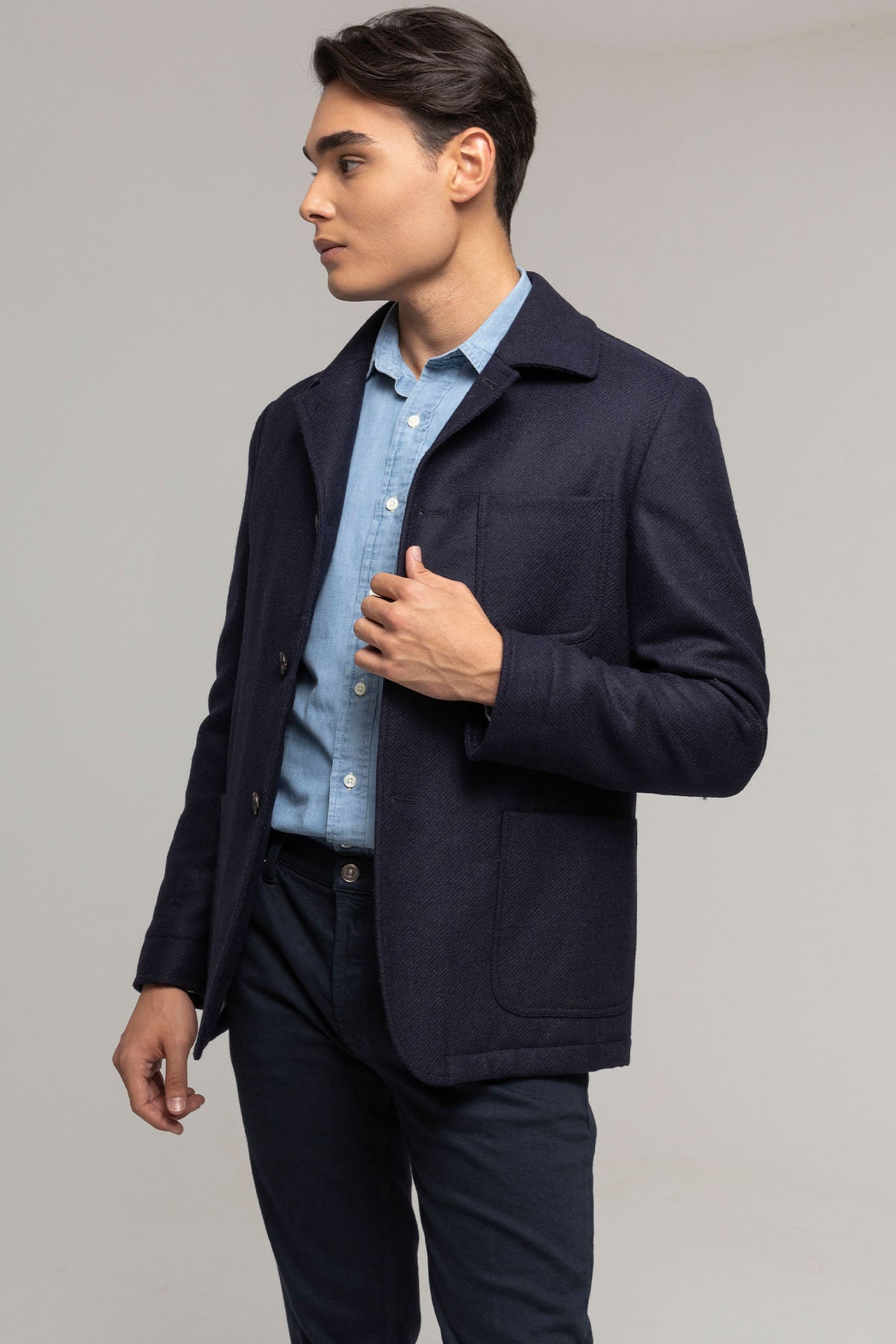 The Gigi Spor Cepli Yün Ceket