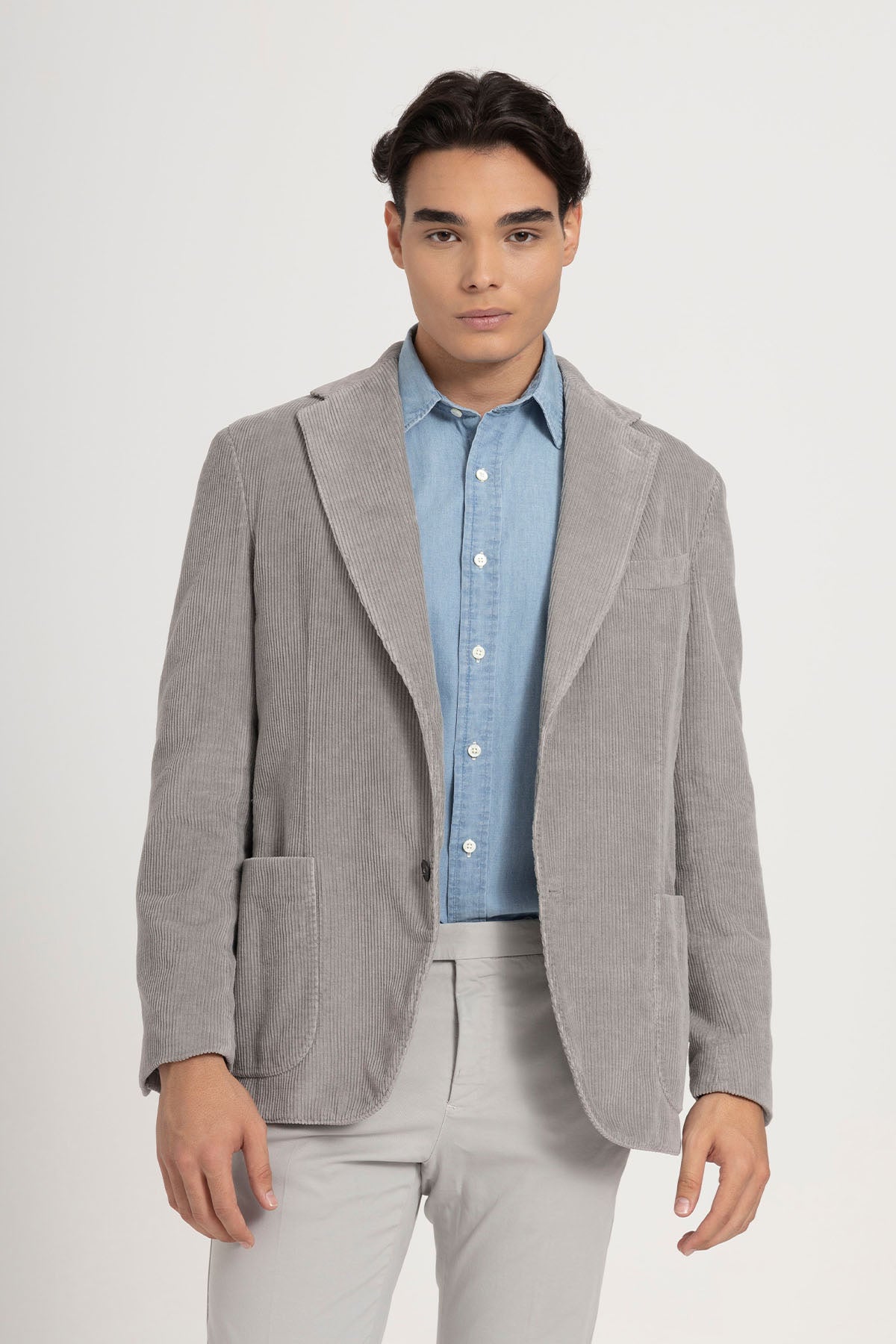 The Gigi Spor Cepli Fitilli Kadife Blazer Ceket