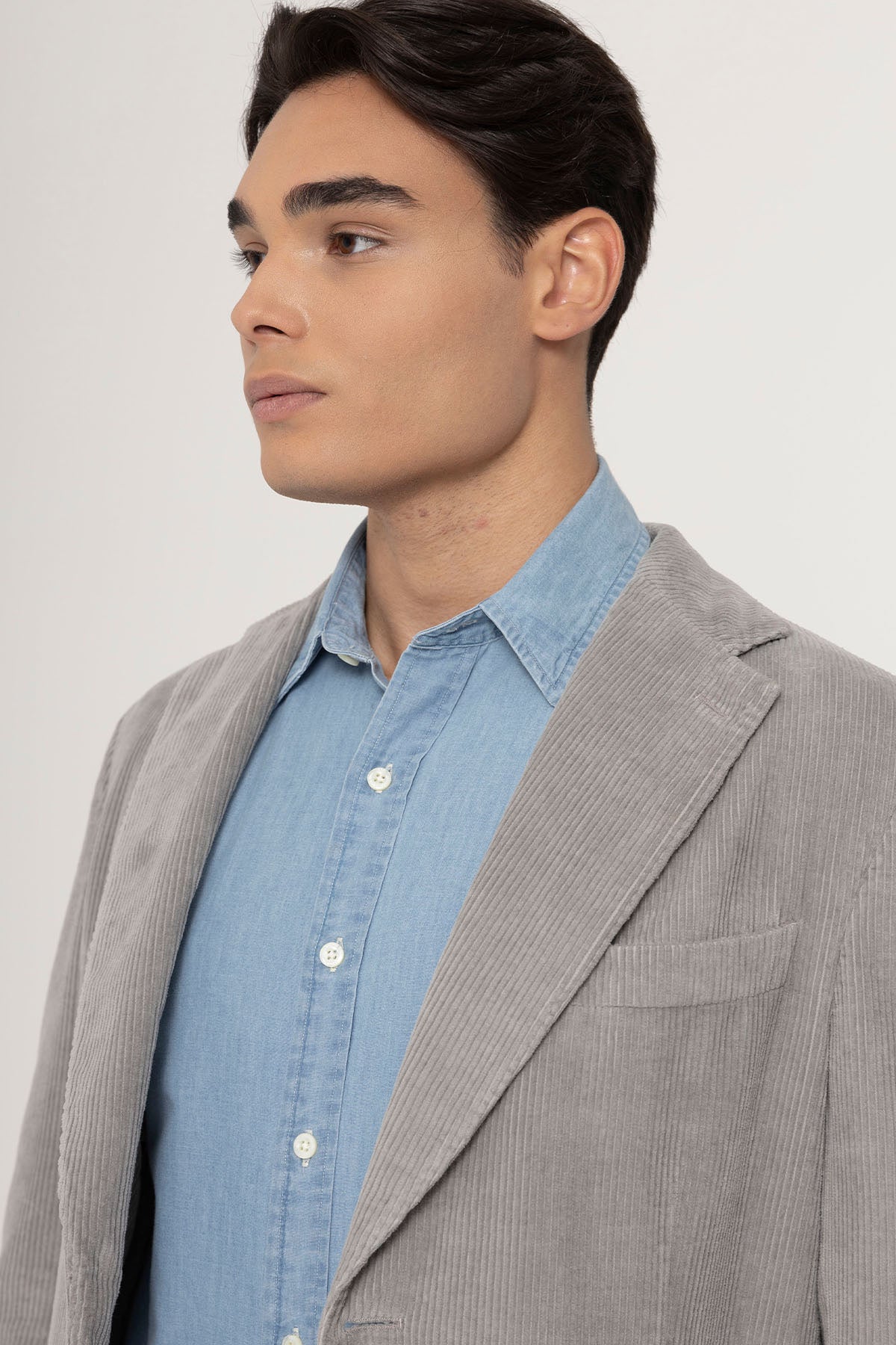 The Gigi Spor Cepli Fitilli Kadife Blazer Ceket