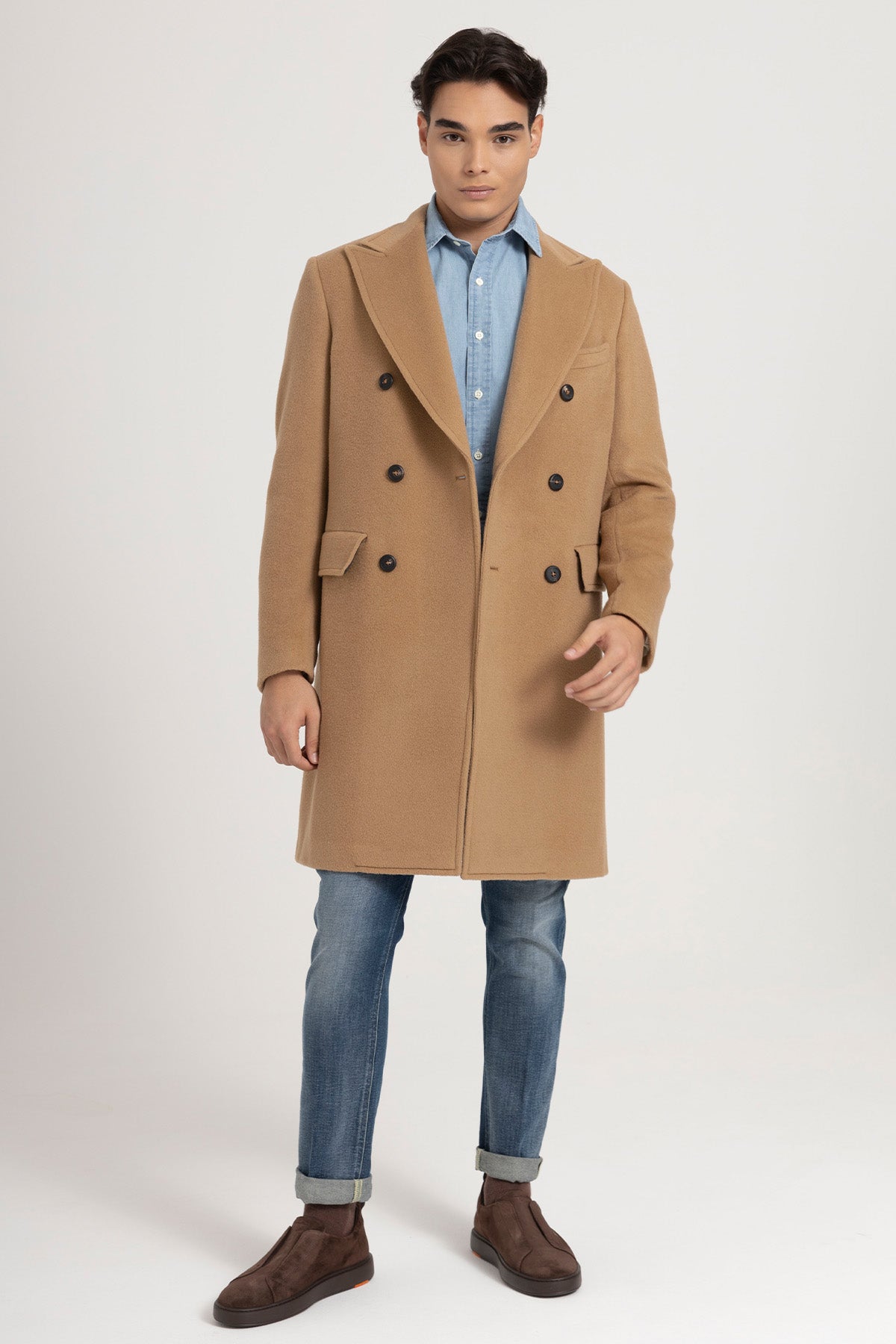 The Gigi Kruvaze Yün Kaban