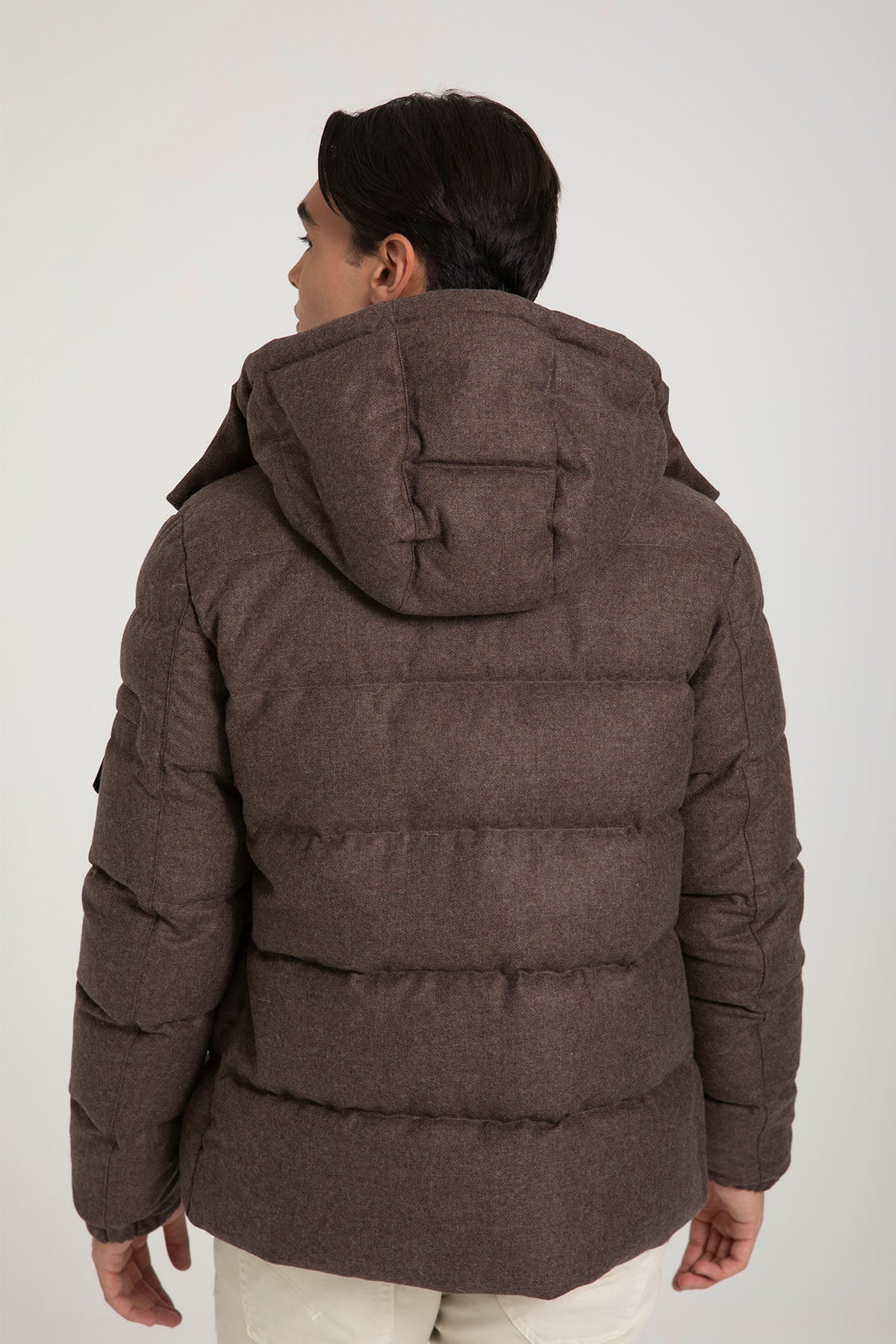 Hetrego Jeremy Kaşmir Yün Puffer Mont 8N424 JEREMY MOK