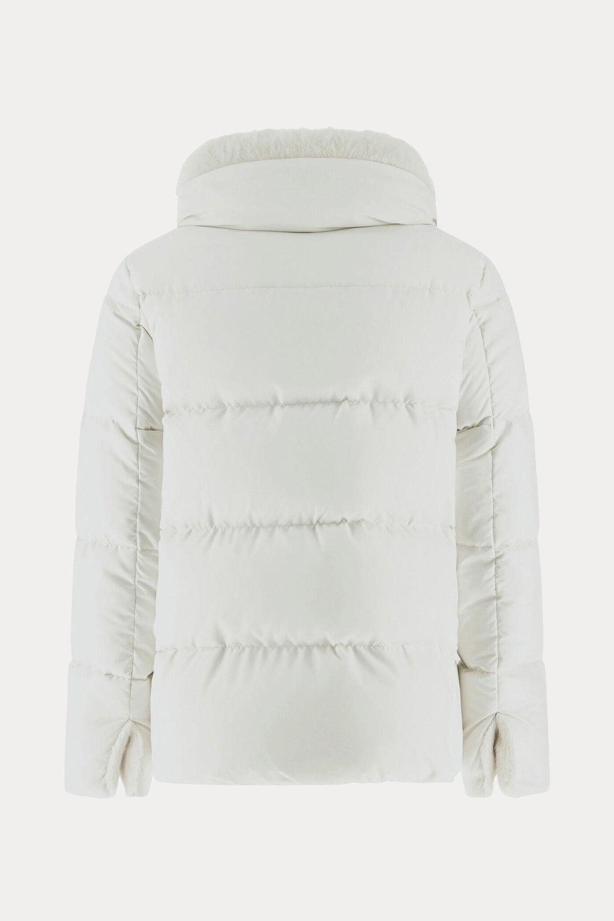 Herno Yaka İçi Peluşlu Puffer Mont