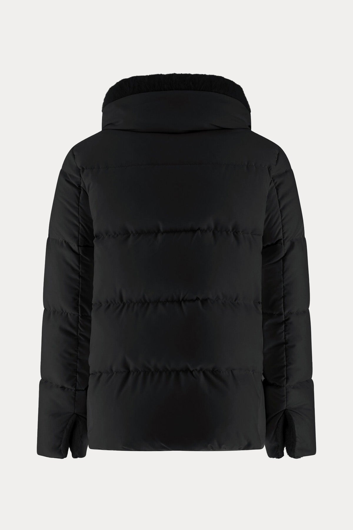 Herno Yaka İçi Peluşlu Puffer Mont