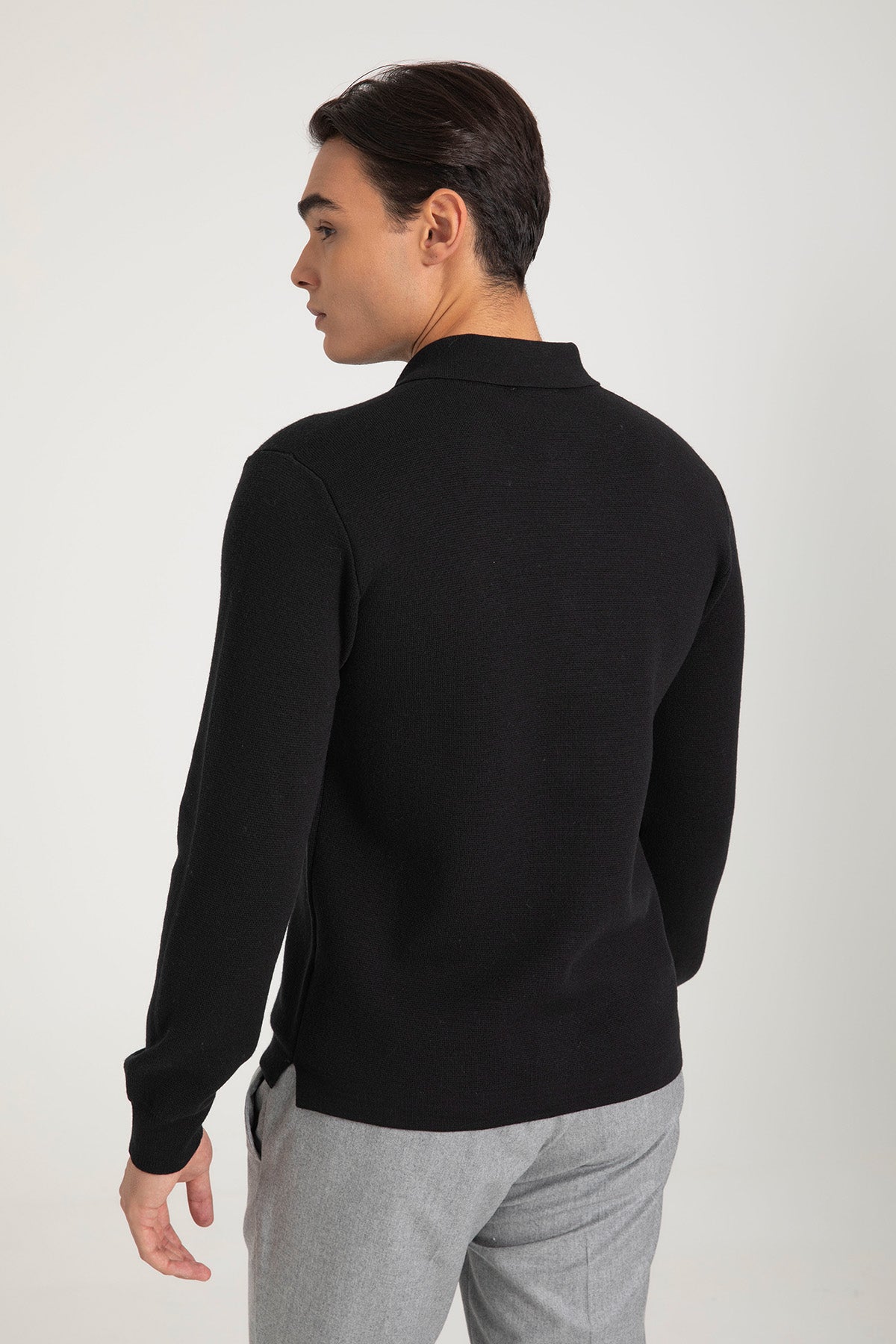 Fradi İnce Örgü Yün Triko Ceket