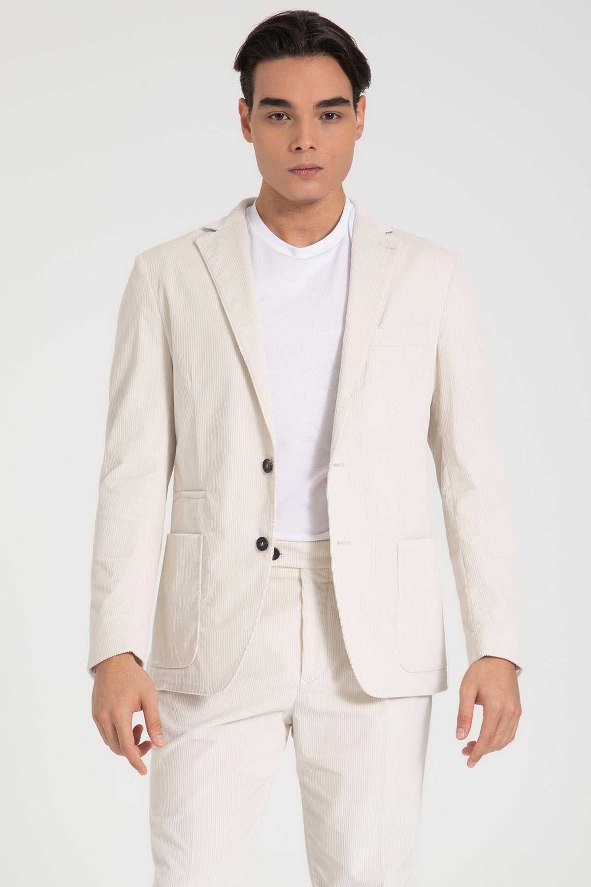 Fradi Spor Cepli Fitilli Kadife Blazer Ceket