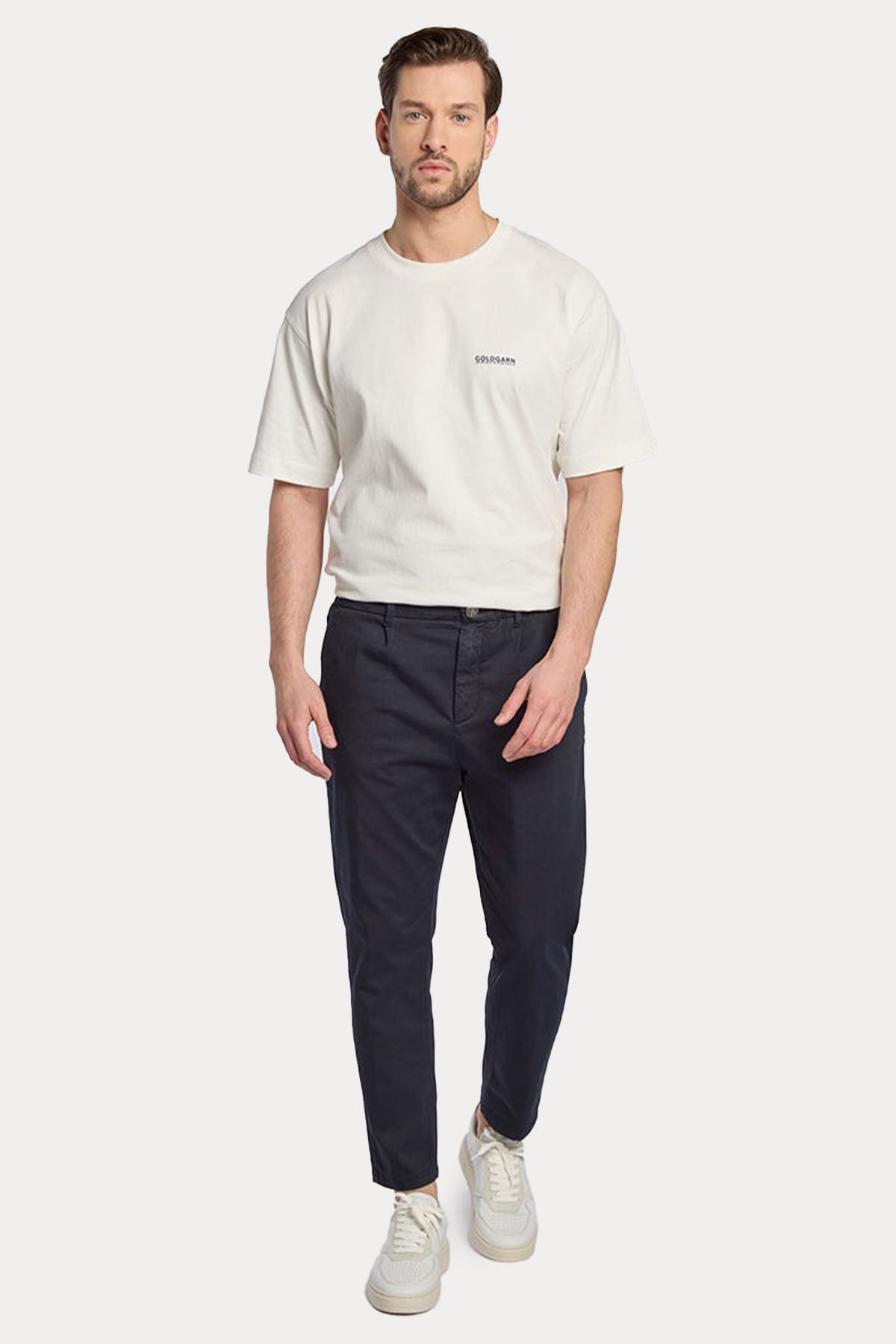 Goldgarn Hafen Cool Fit Tek Pile Beli Pantolon-Pantolon-Libas