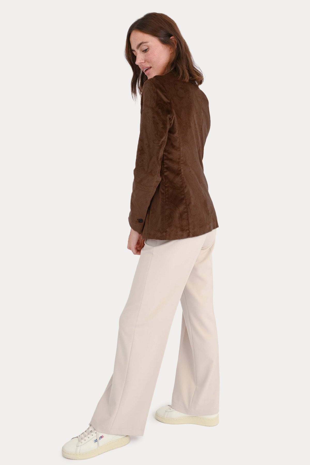Circolo 1901 Pailsey Desenli Blazer Ceket-Ceket-Libas