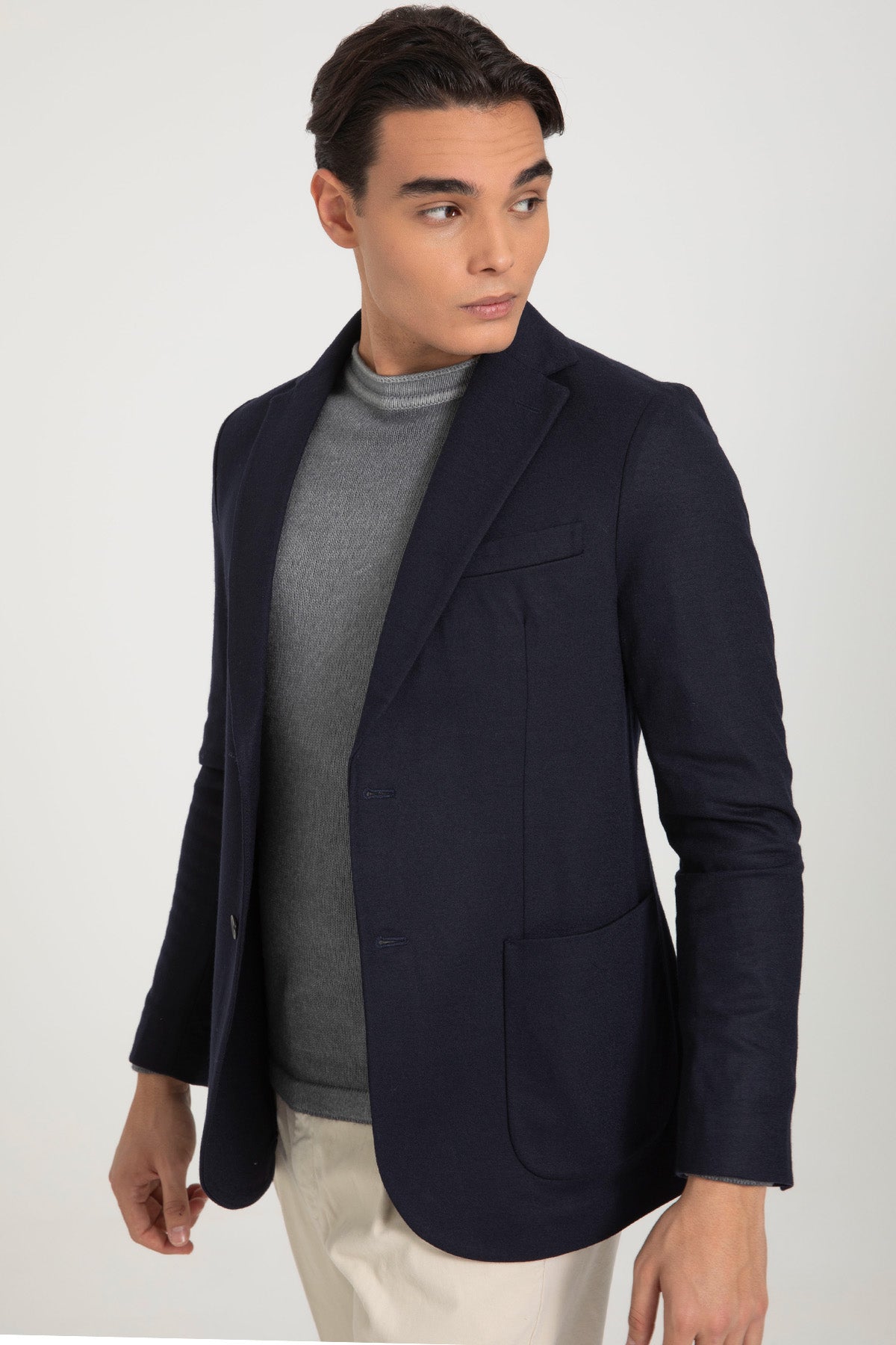 Circolo 1901 Kaşmir Yün Blazer Ceket-Ceket-Libas