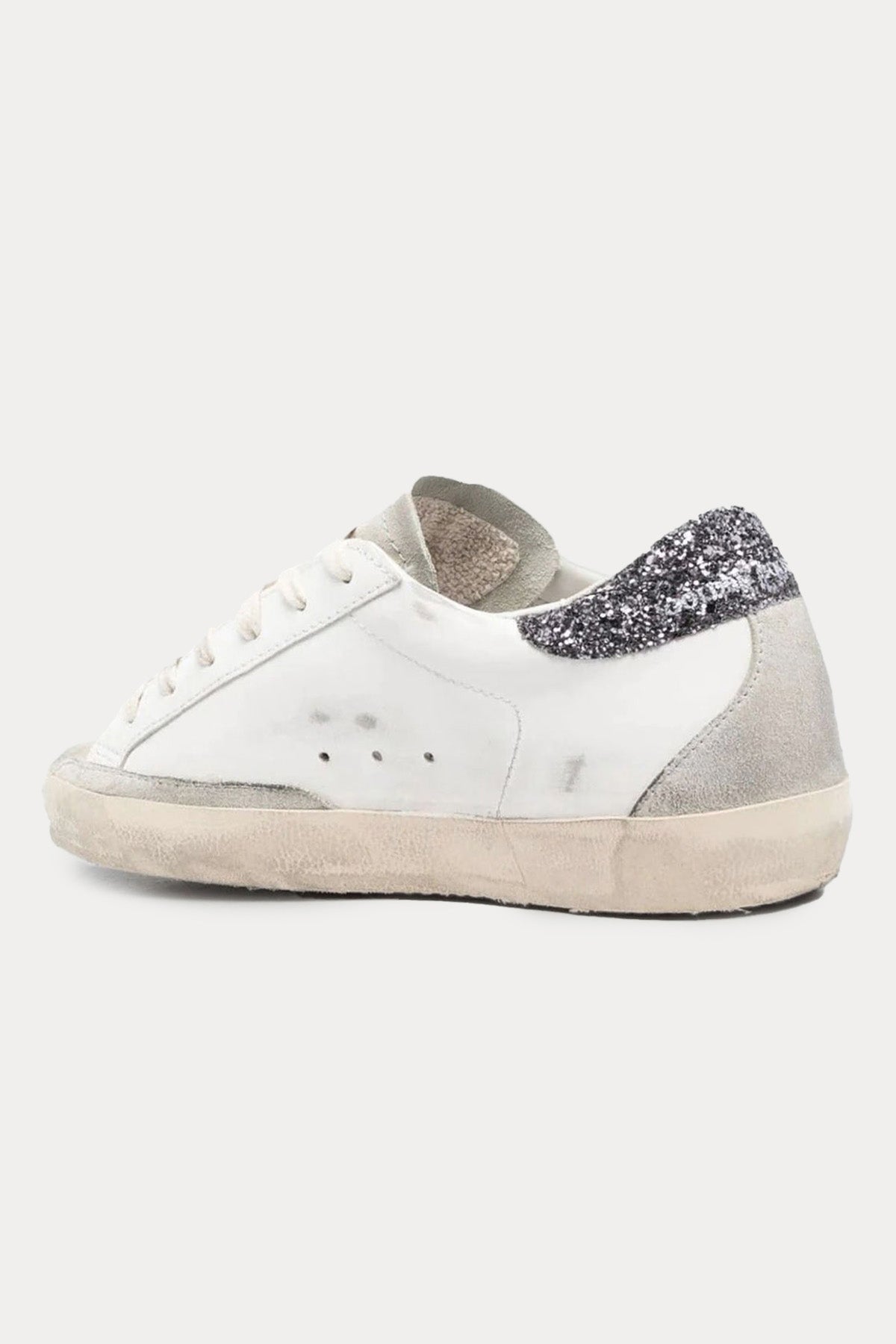 Golden Goose Super-Star Payetli Deri Sneaker Ayakkabı