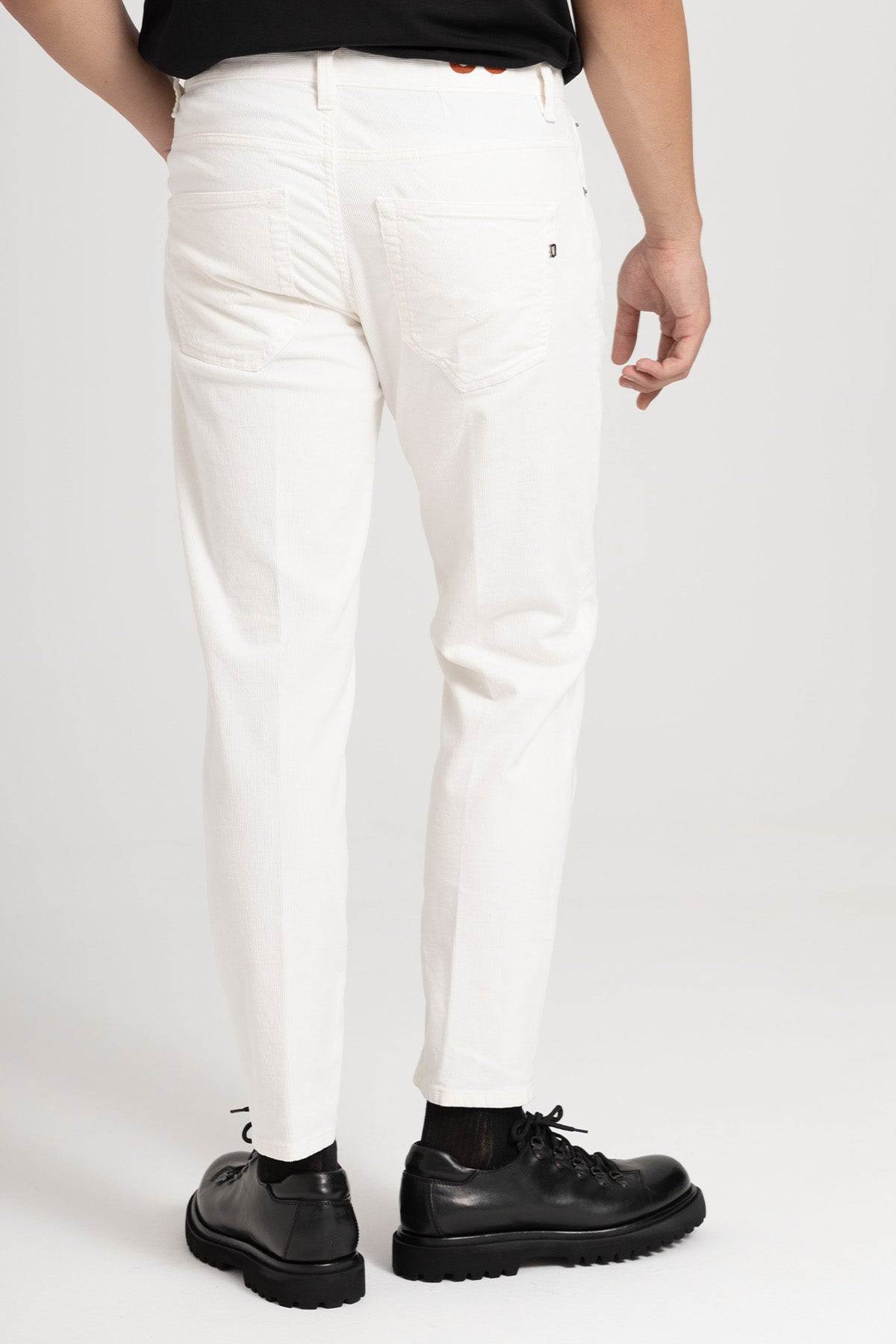 Dondup Brighton Carrot Fit Fitilli Kadife Pantolon-Pantolon-Libas