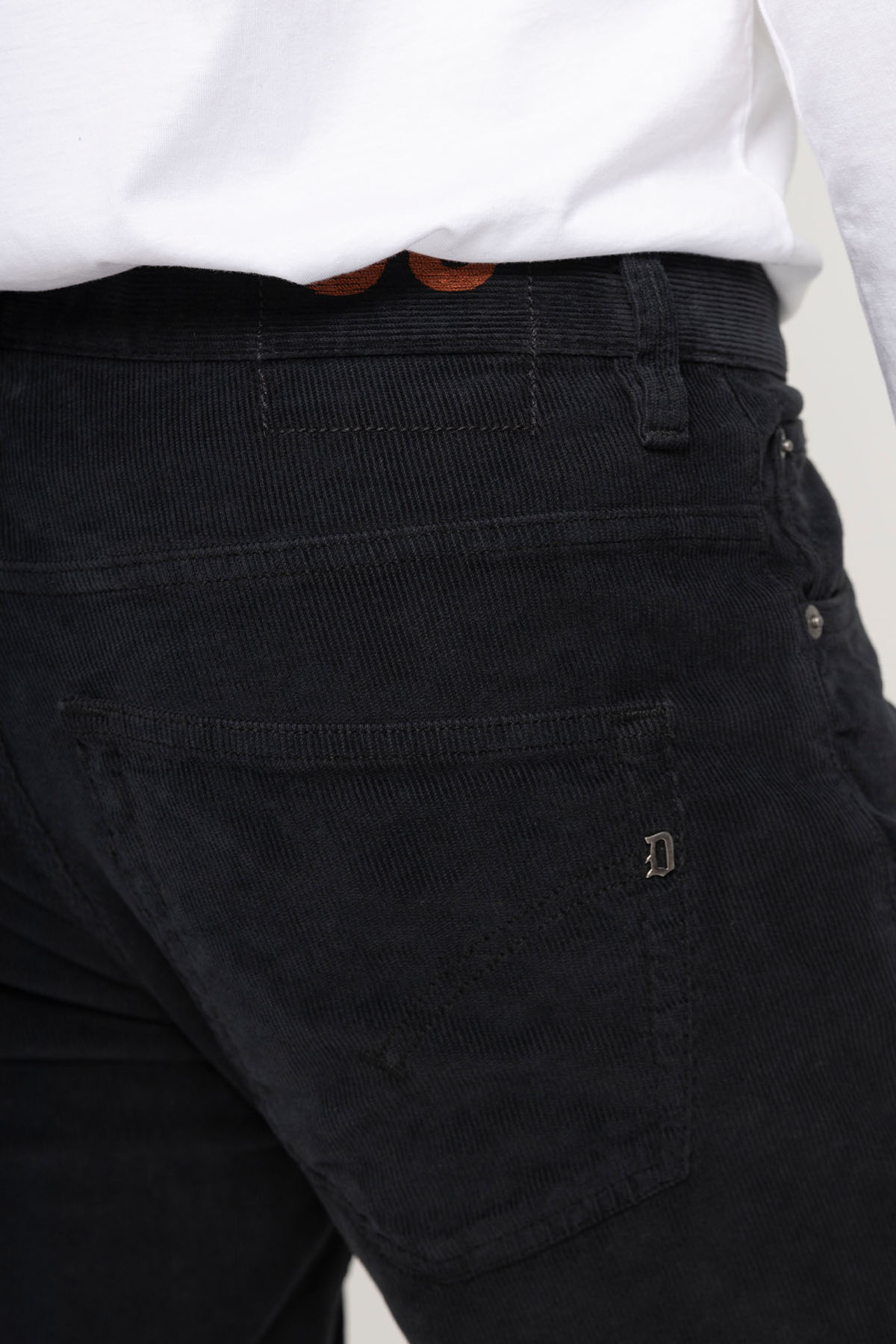 Dondup Brighton Carrot Fit Fitilli Kadife Pantolon-Pantolon-Libas