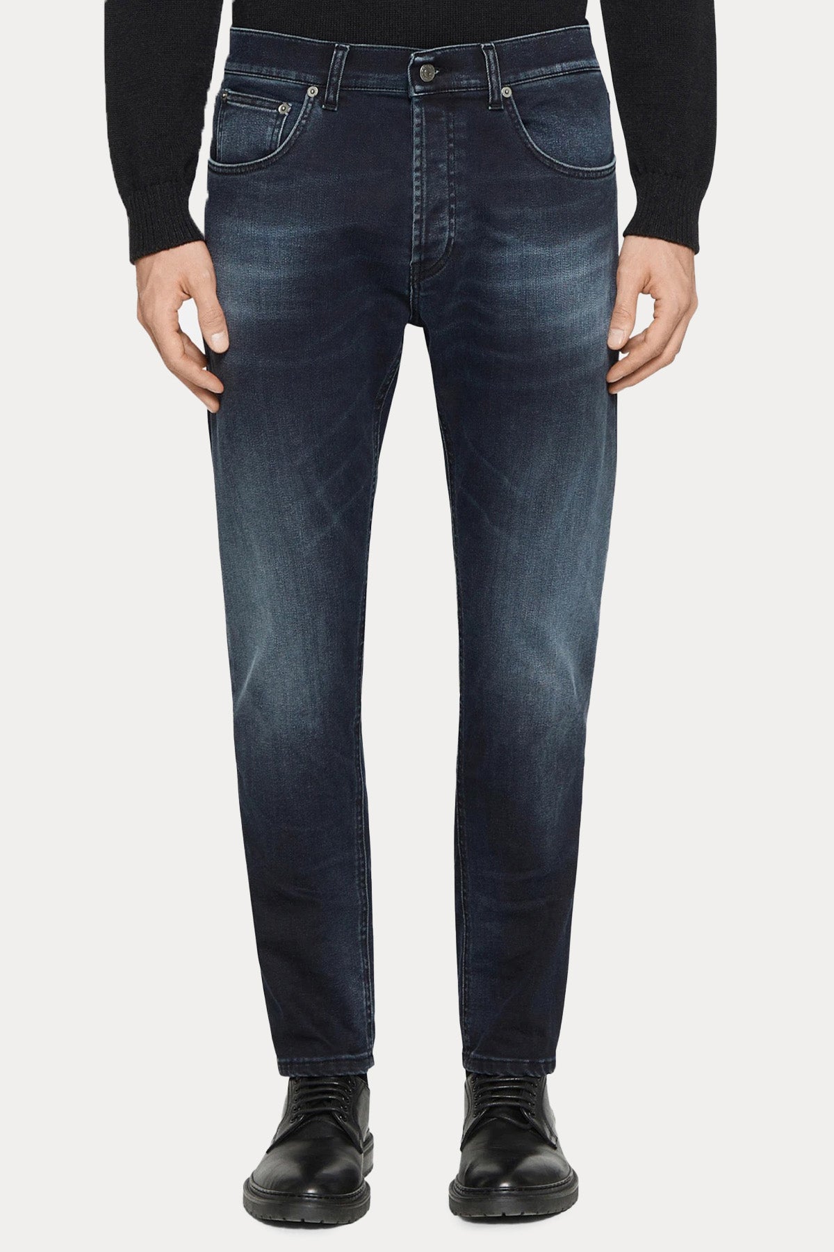 Dondup Brighton Carrot Fit Yıkamalı Jeans-Jeans-Libas