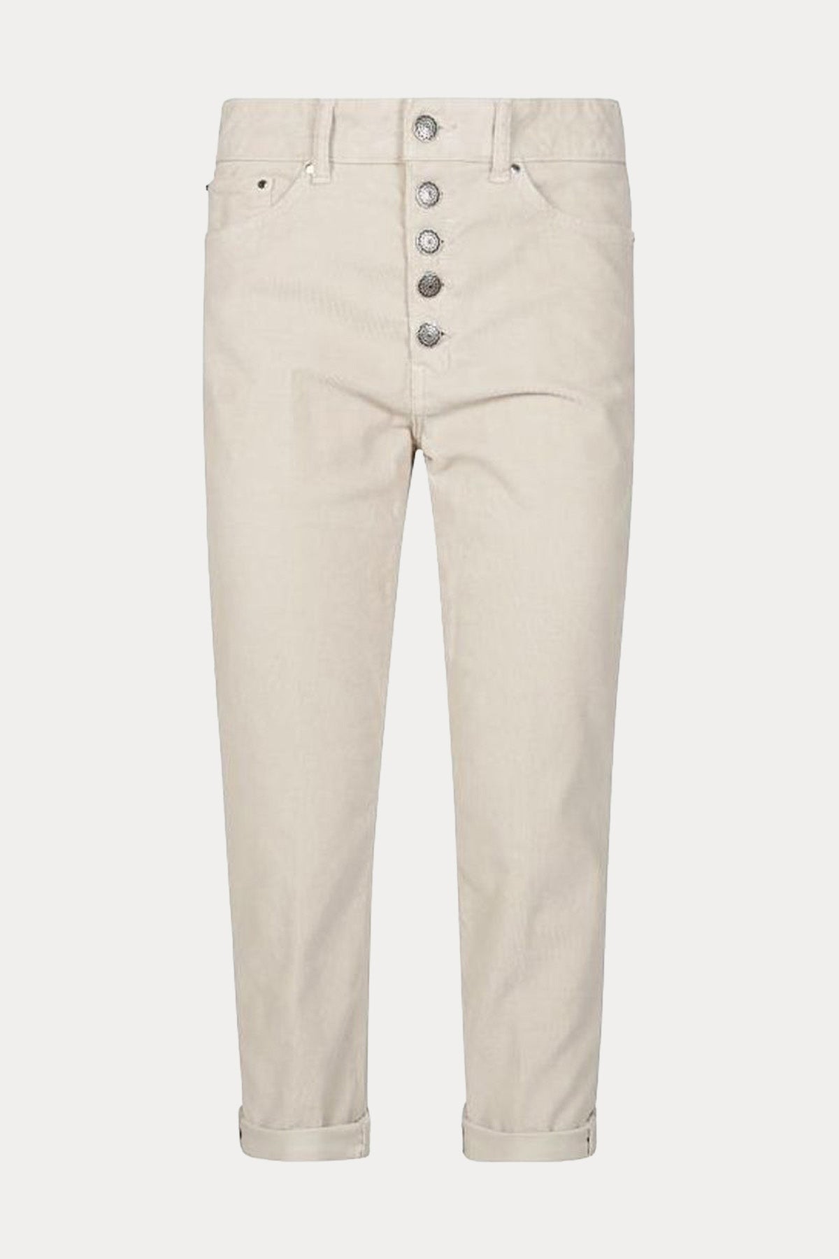 Dondup Koons Loose Fit Fitilli Kadife Pantolon-Pantolon-Libas