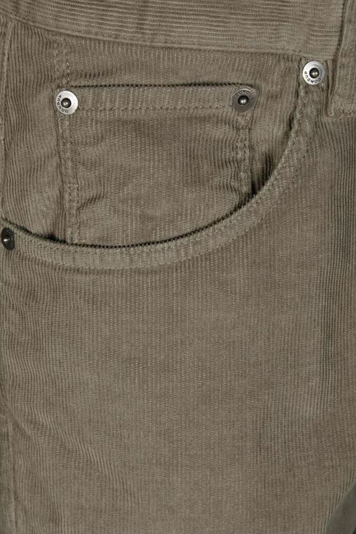 Dondup Brighton Carrot Fit Fitilli Kadife Pantolon-Pantolon-Libas