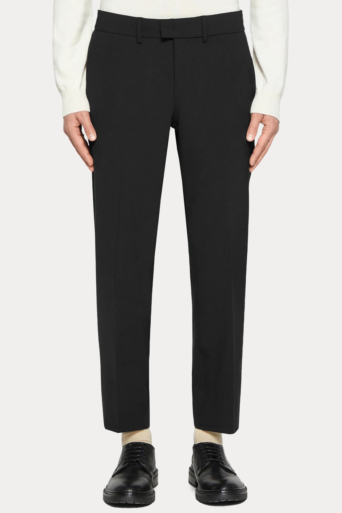 Dondup Regular Fit Yandan Cepli Streç Yün Pantolon-Pantolon-Libas