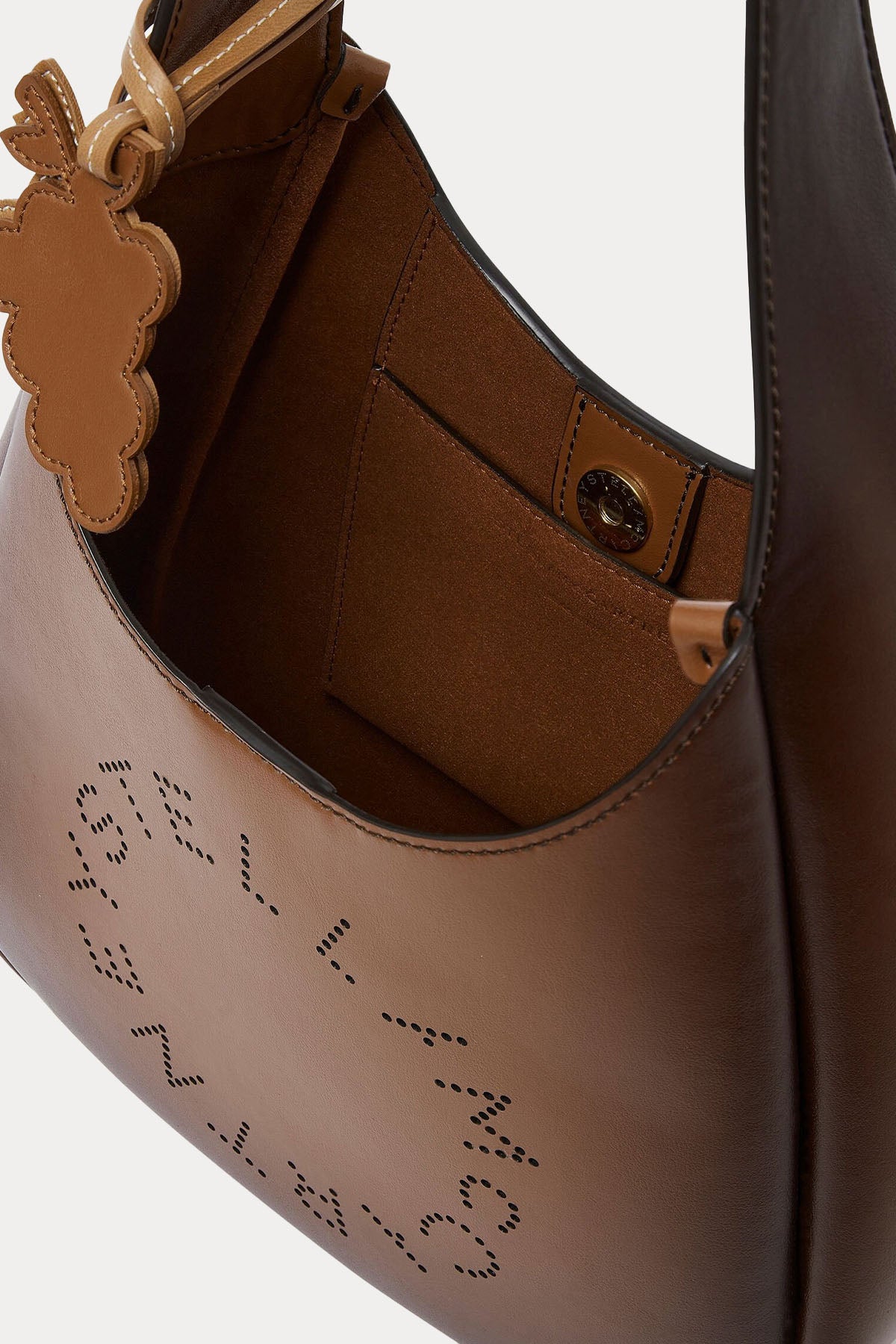 Stella Mccartney Logolu Small Hobo Tote Çanta-Çanta-Libas