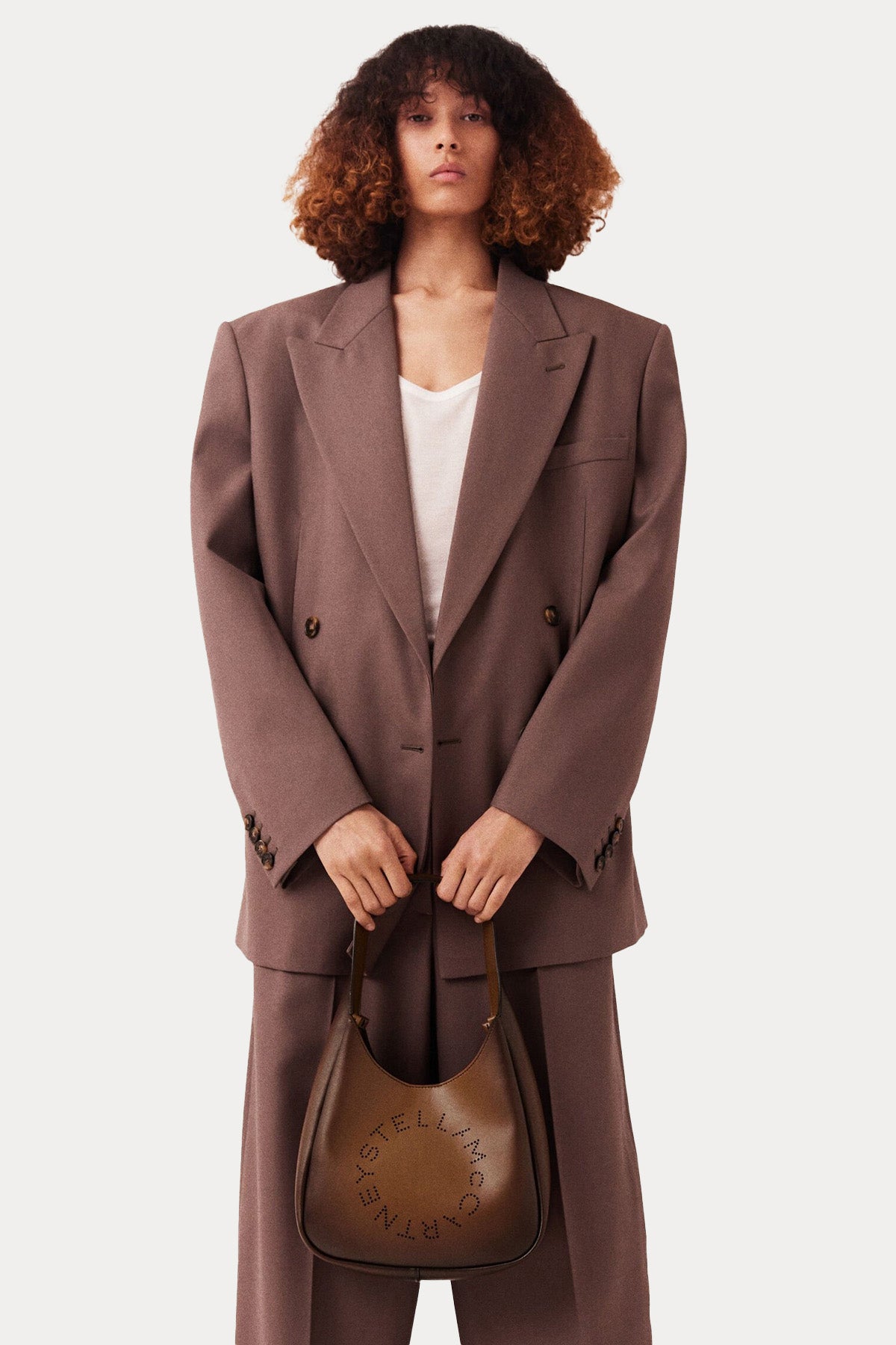 Stella Mccartney Logolu Small Hobo Tote Çanta-Çanta-Libas